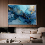 Abstract 1478 Canvas Art 60 x 40 cm / Stretched on hidden frame