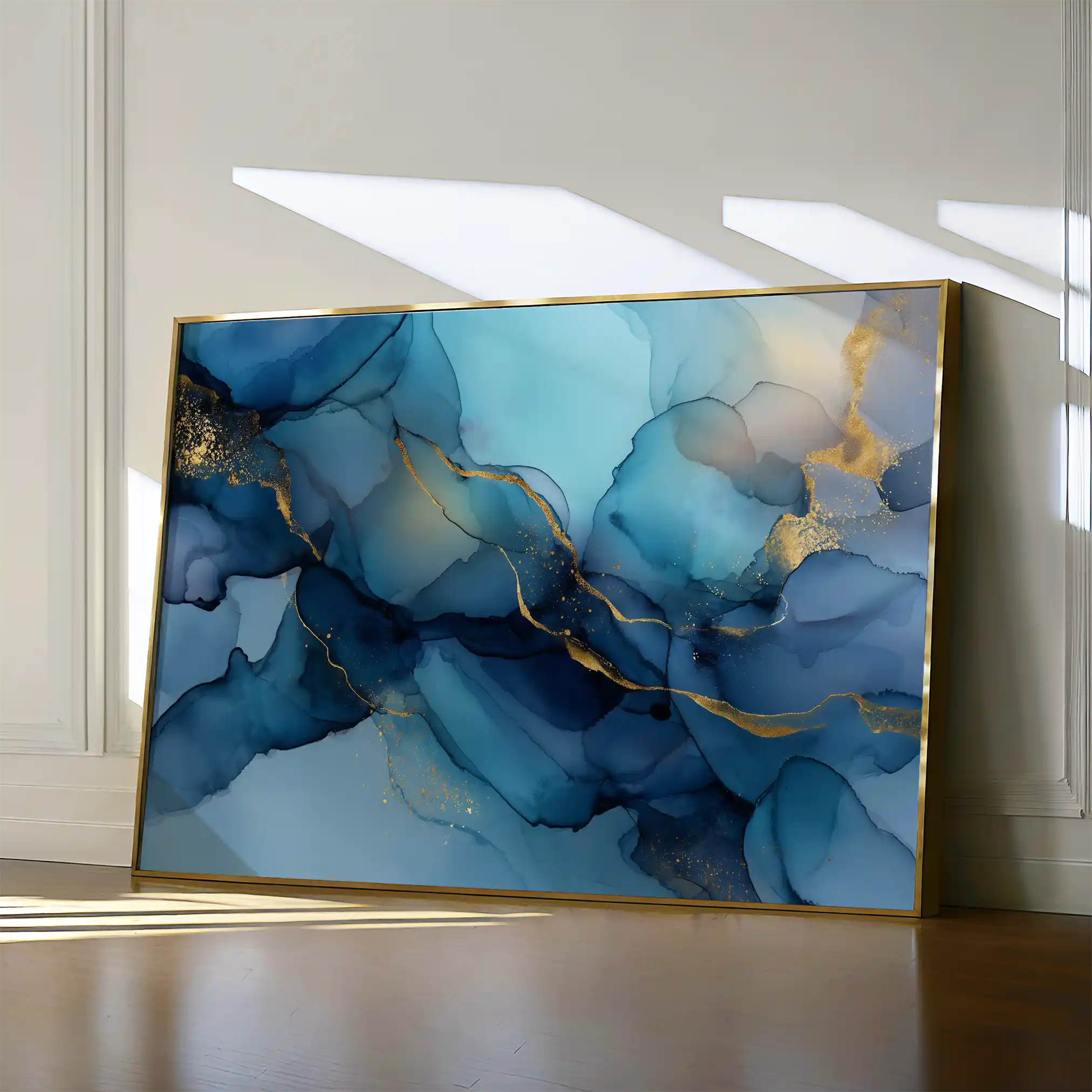 Abstract 1478 Canvas Art 60 x 40 cm / Stretched on hidden frame