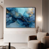 Abstract 1478 Canvas Art 60 x 40 cm / Stretched on hidden frame
