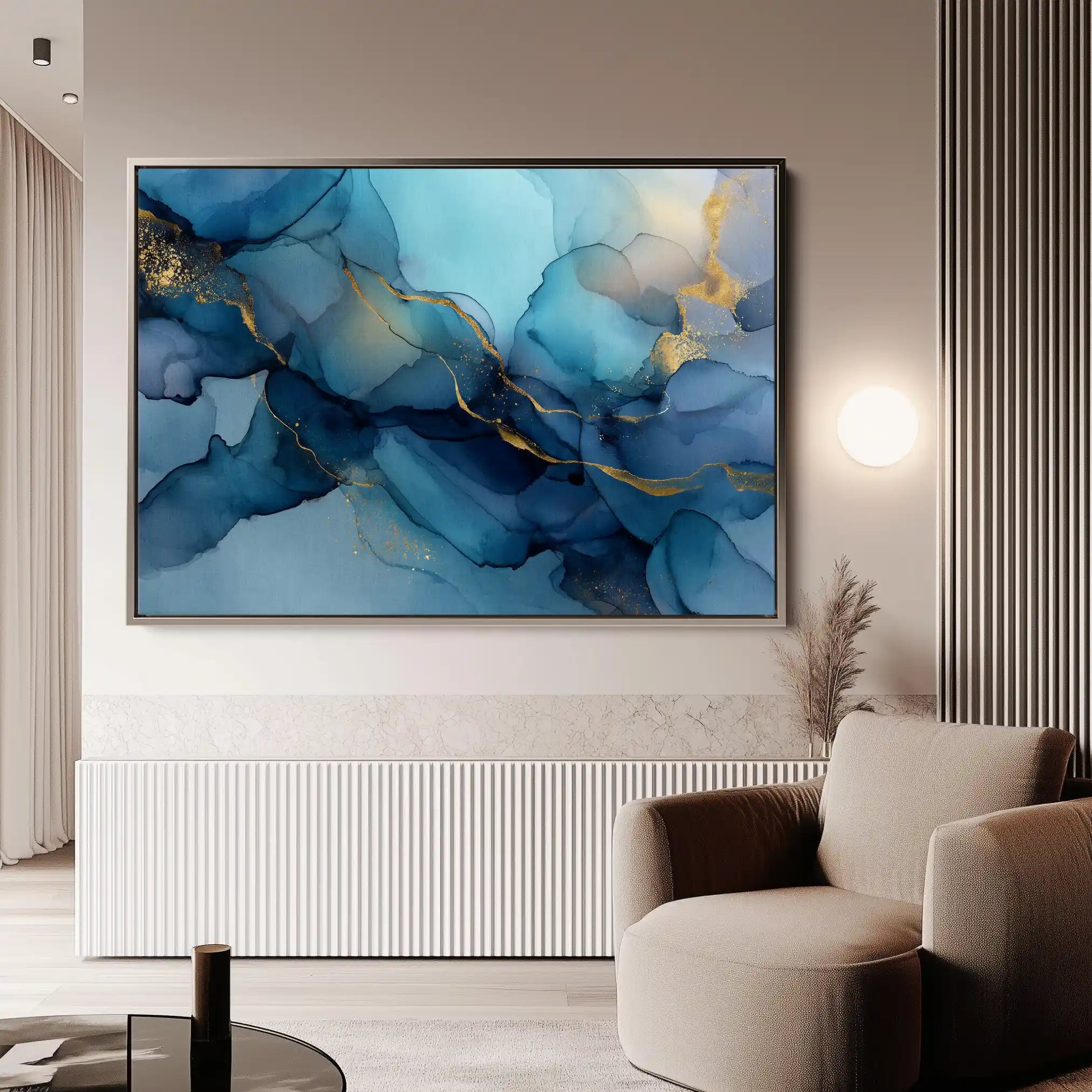 Abstract 1478 Canvas Art 60 x 40 cm / Stretched on hidden frame