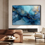 Abstract 1478 Canvas Art 60 x 40 cm / Stretched on hidden frame