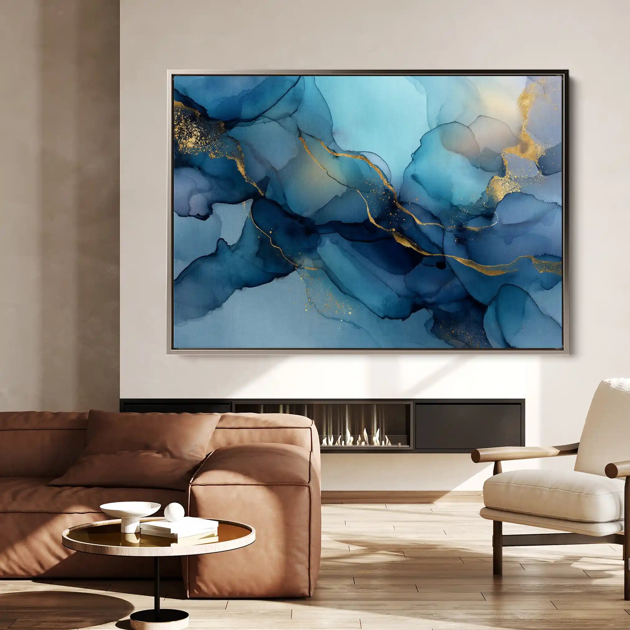 Abstract 1478 Canvas Art 60 x 40 cm / Stretched on hidden frame