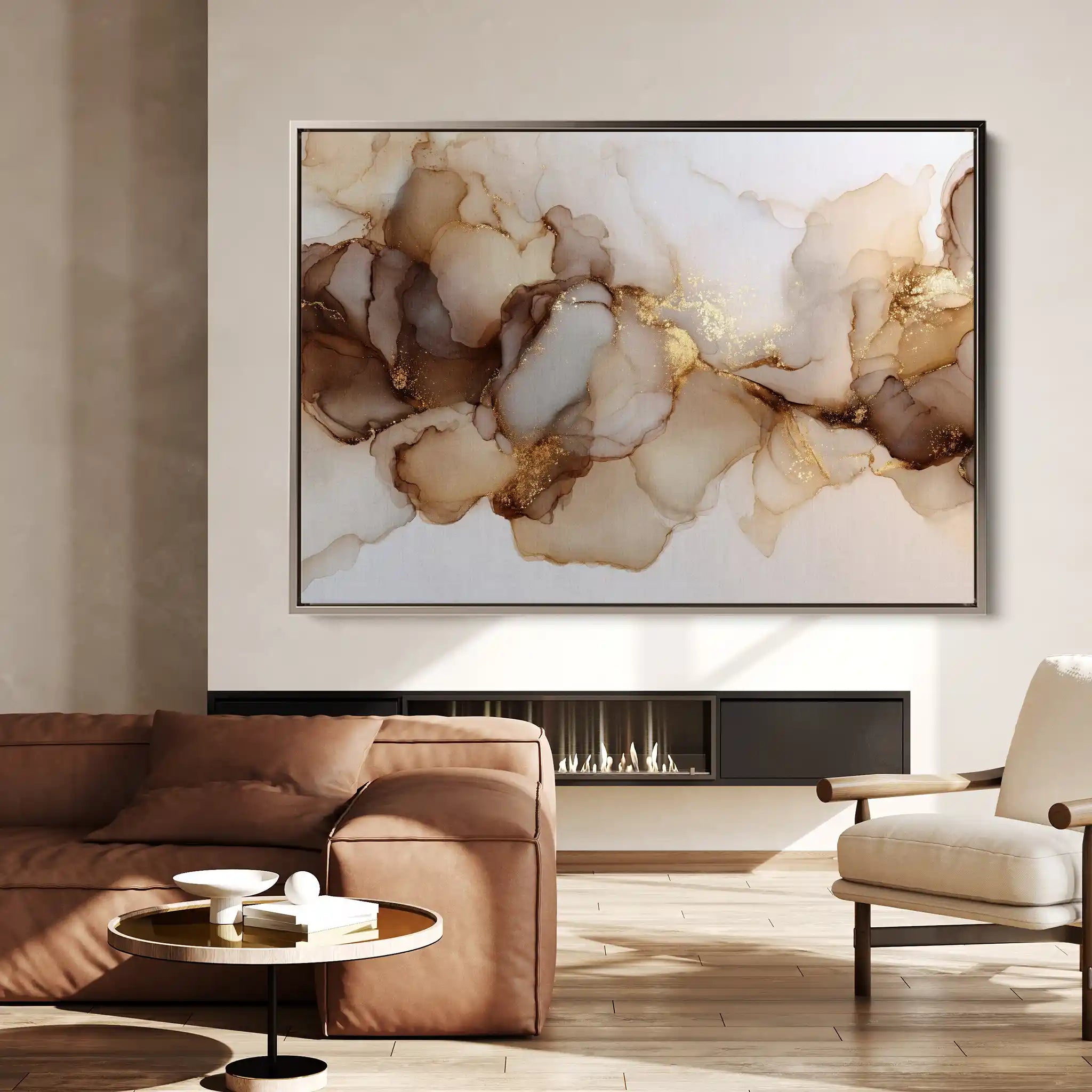 Abstract 1479 Canvas Art 60 x 40 cm / Stretched on hidden frame