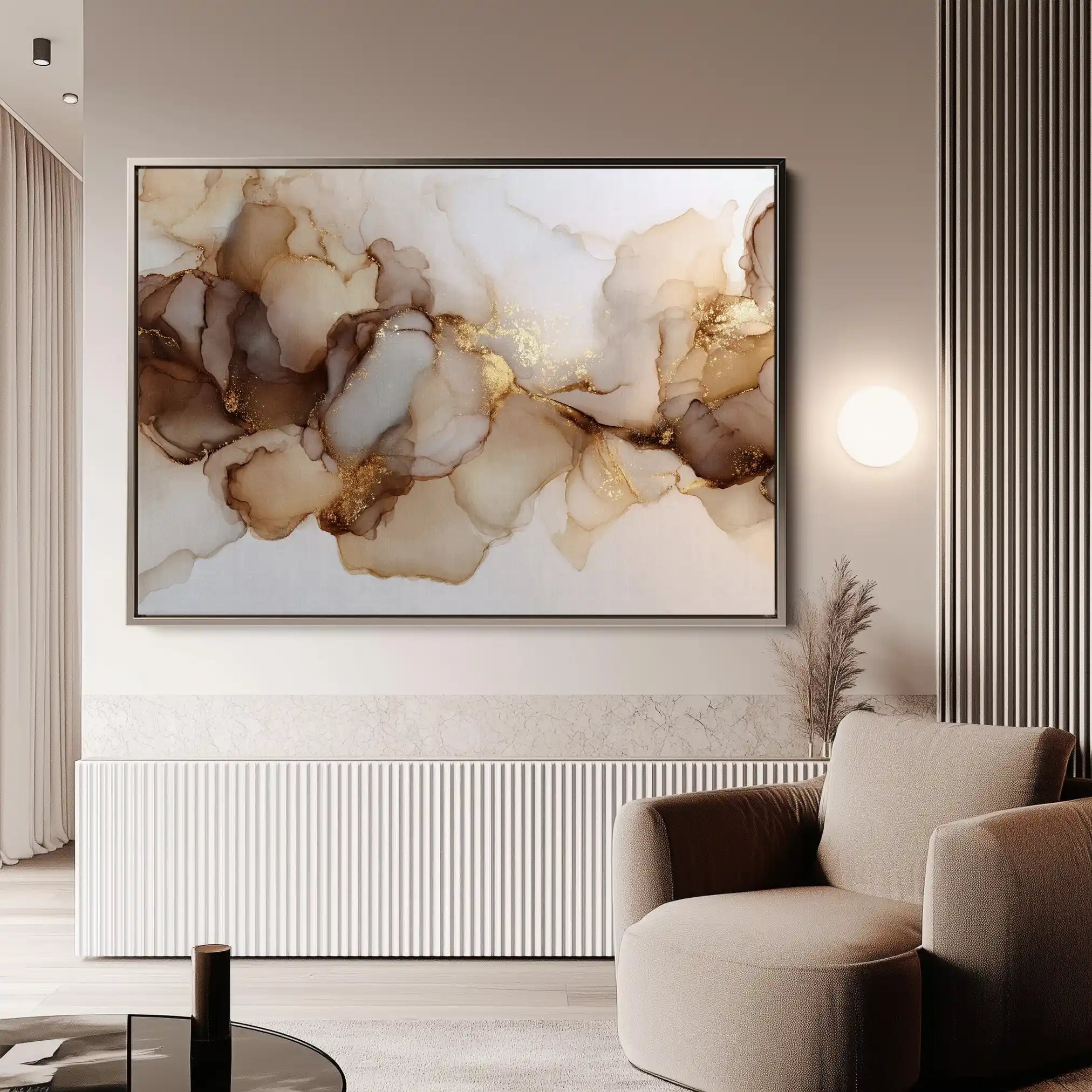 Abstract 1479 Canvas Art 60 x 40 cm / Stretched on hidden frame