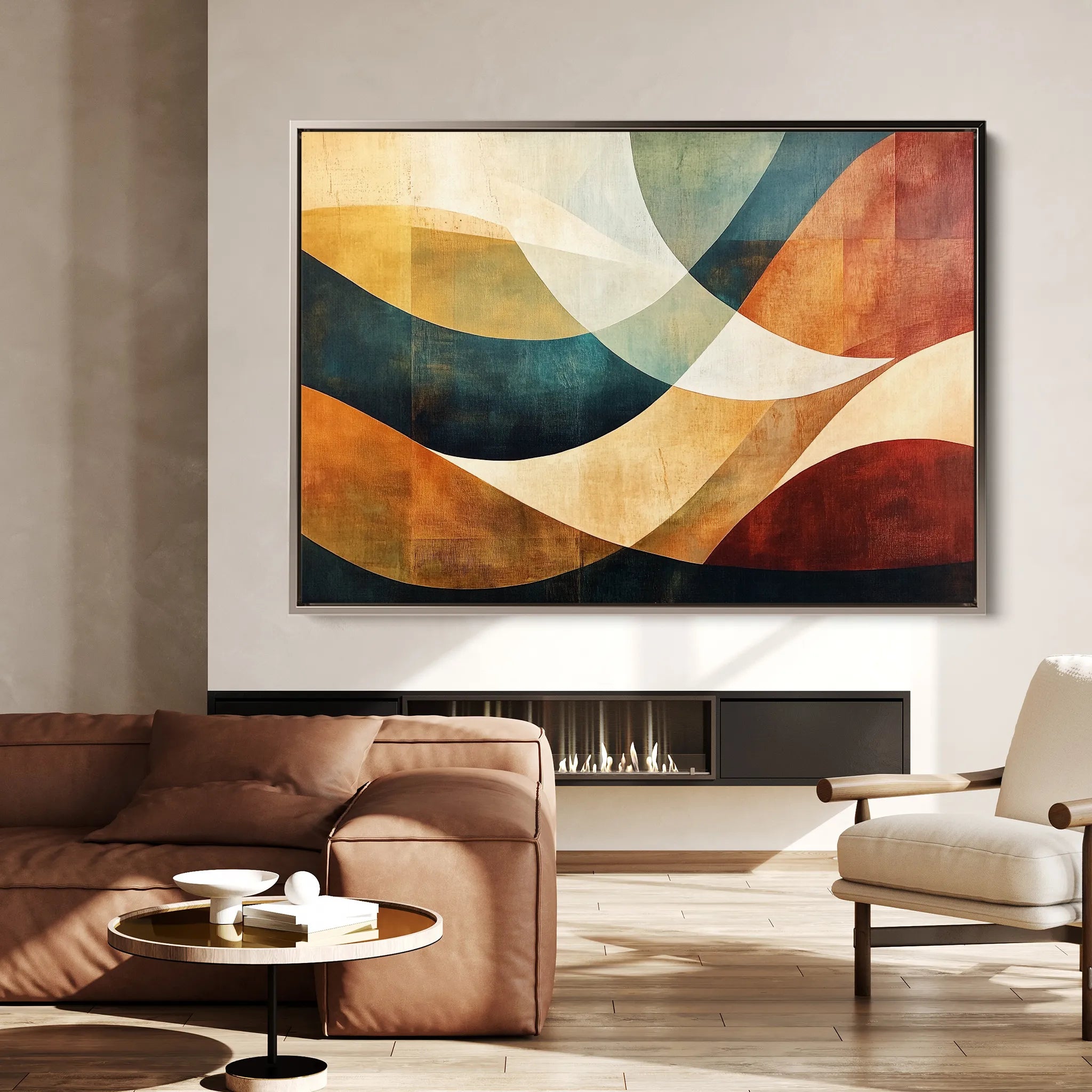 Boho Canvas Wall Art WAD148-BH 90 x 60 cm / Stretched on hidden frame