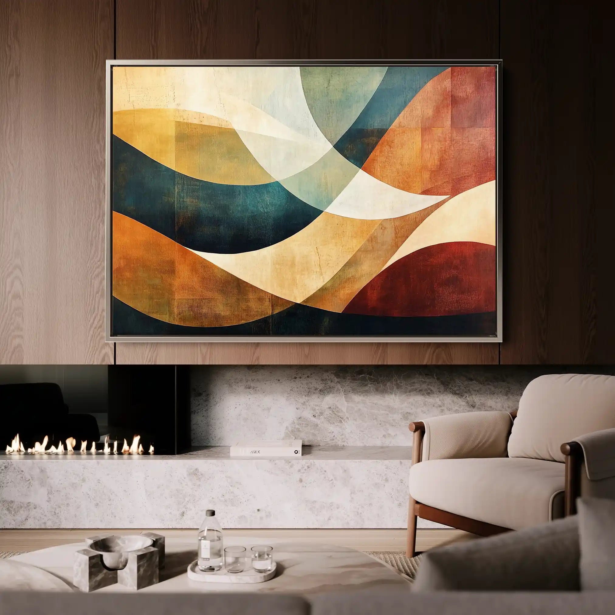 Boho 148 Canvas Art 90 x 60 cm / Stretched on hidden frame