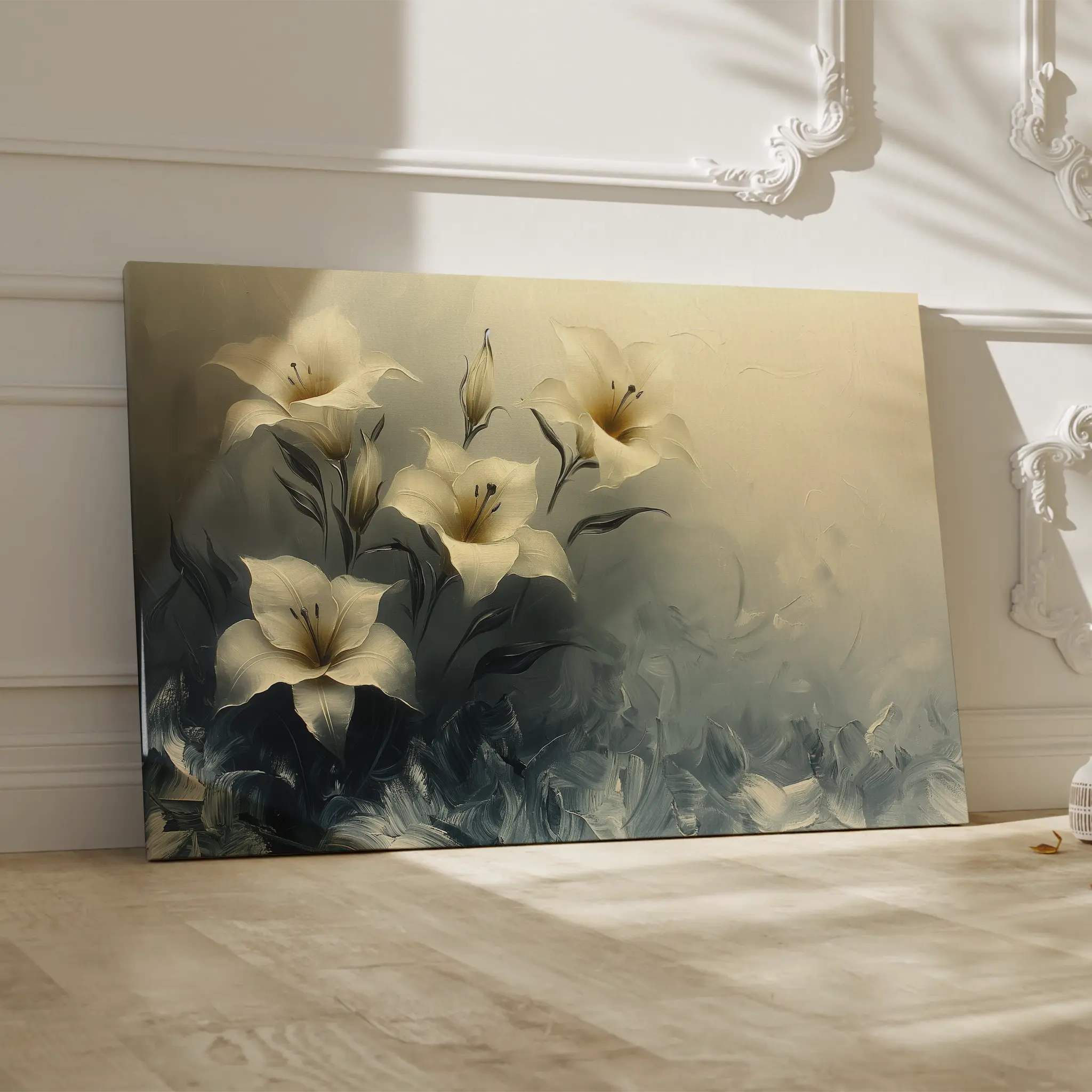 Floral Canvas Wall Art WAD148-F 90 x 60 cm / Stretched on hidden frame