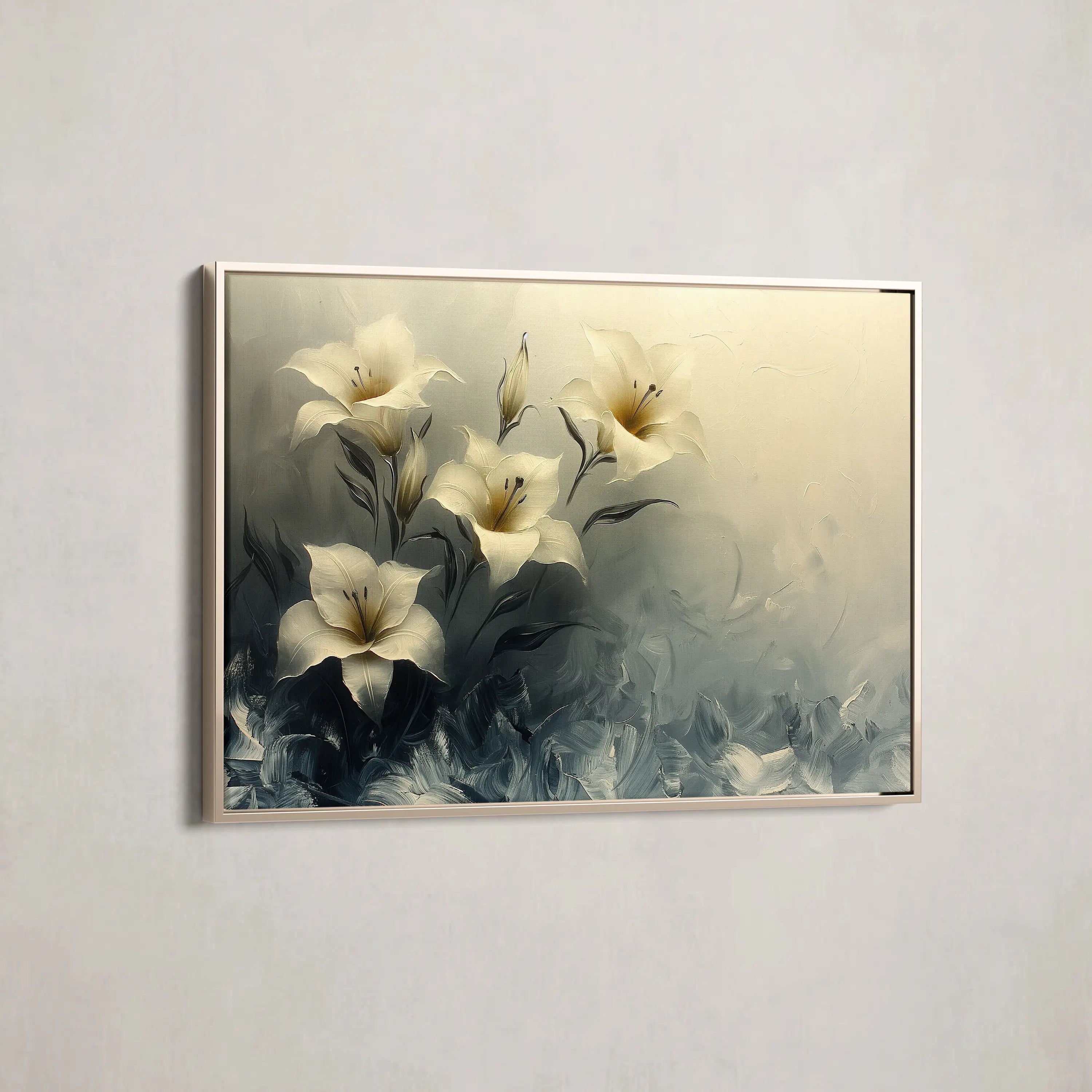 Floral Canvas Wall Art WAD148-F 90 x 60 cm / Stretched on hidden frame