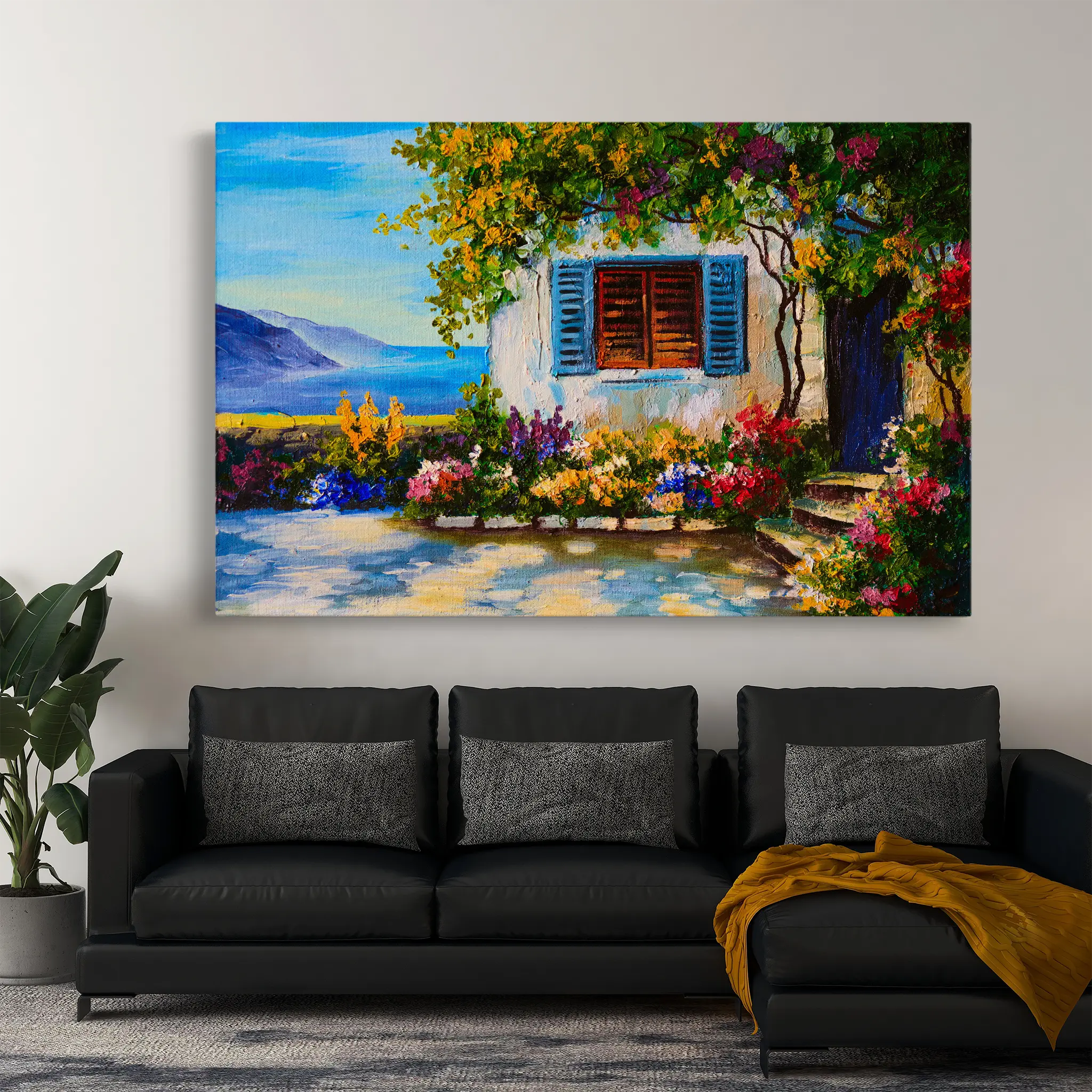 Landscape Canvas Wall Art WAD148-L 90 x 60 cm / Stretched on hidden frame