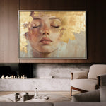Portrait 148 Canvas Art 90 x 60 cm / Stretched on hidden frame