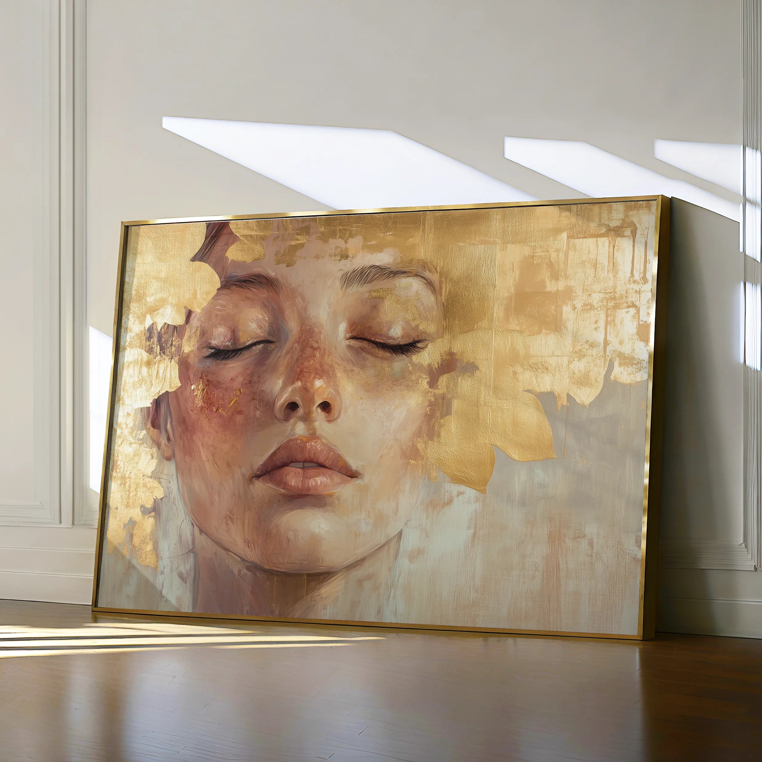 Portrait Canvas Wall Art WAD148-P 90 x 60 cm / Stretched on hidden frame