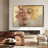 Portrait 148 Canvas Art 90 x 60 cm / Stretched on hidden frame