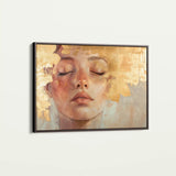 Portrait 148 Canvas Art 90 x 60 cm / Stretched on hidden frame