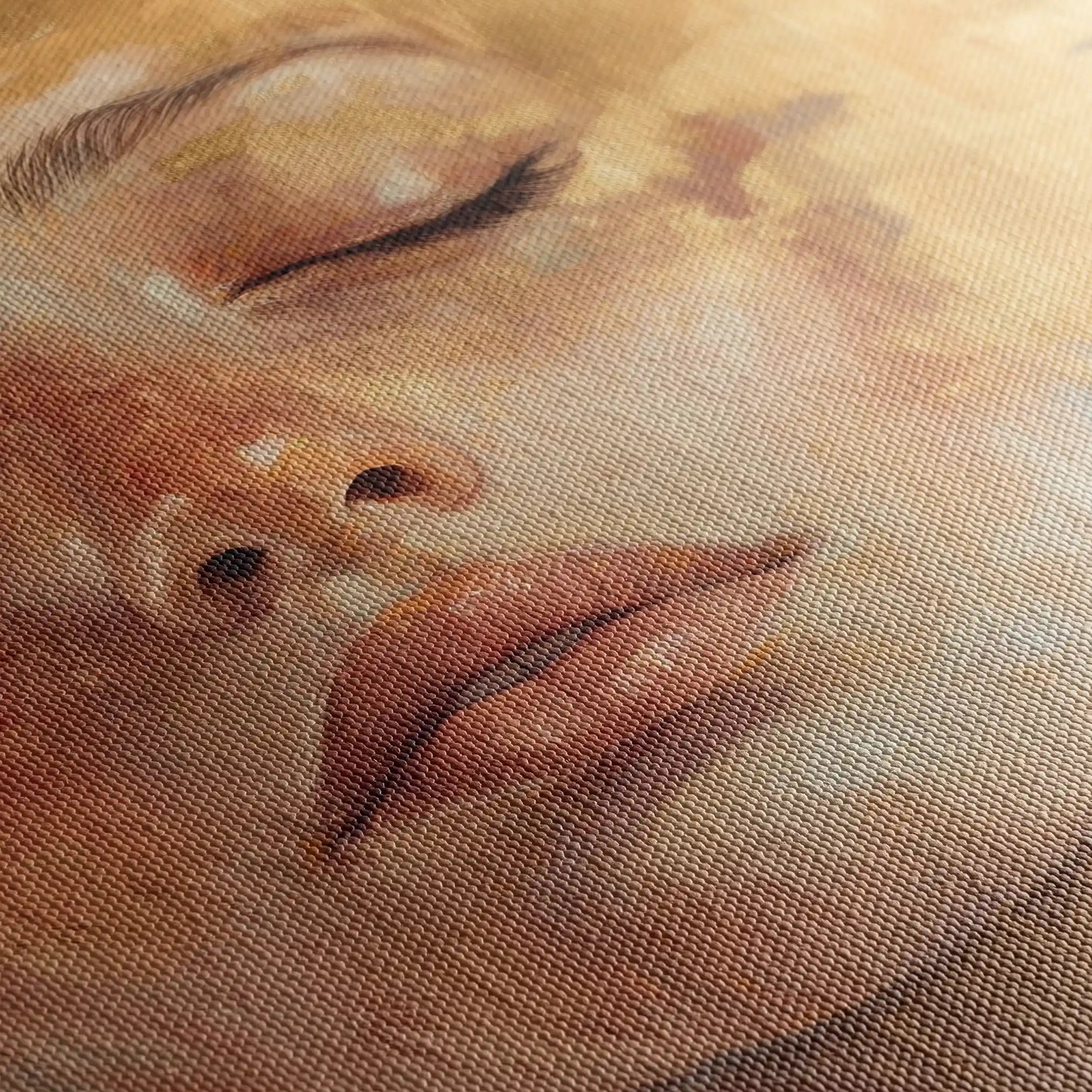 Portrait 148 Canvas Art 90 x 60 cm / Stretched on hidden frame