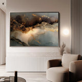 Abstract 1480 Canvas Art 60 x 40 cm / Stretched on hidden frame
