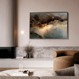 Abstract 1480 Canvas Art 60 x 40 cm / Stretched on hidden frame