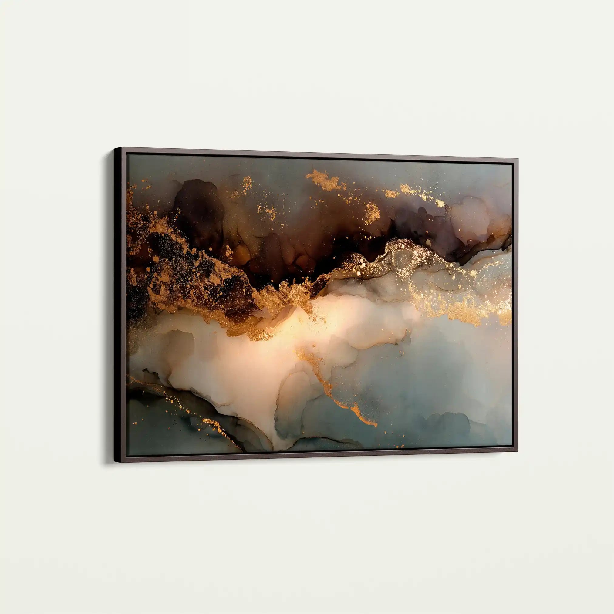 Abstract 1480 Canvas Art 60 x 40 cm / Stretched on hidden frame