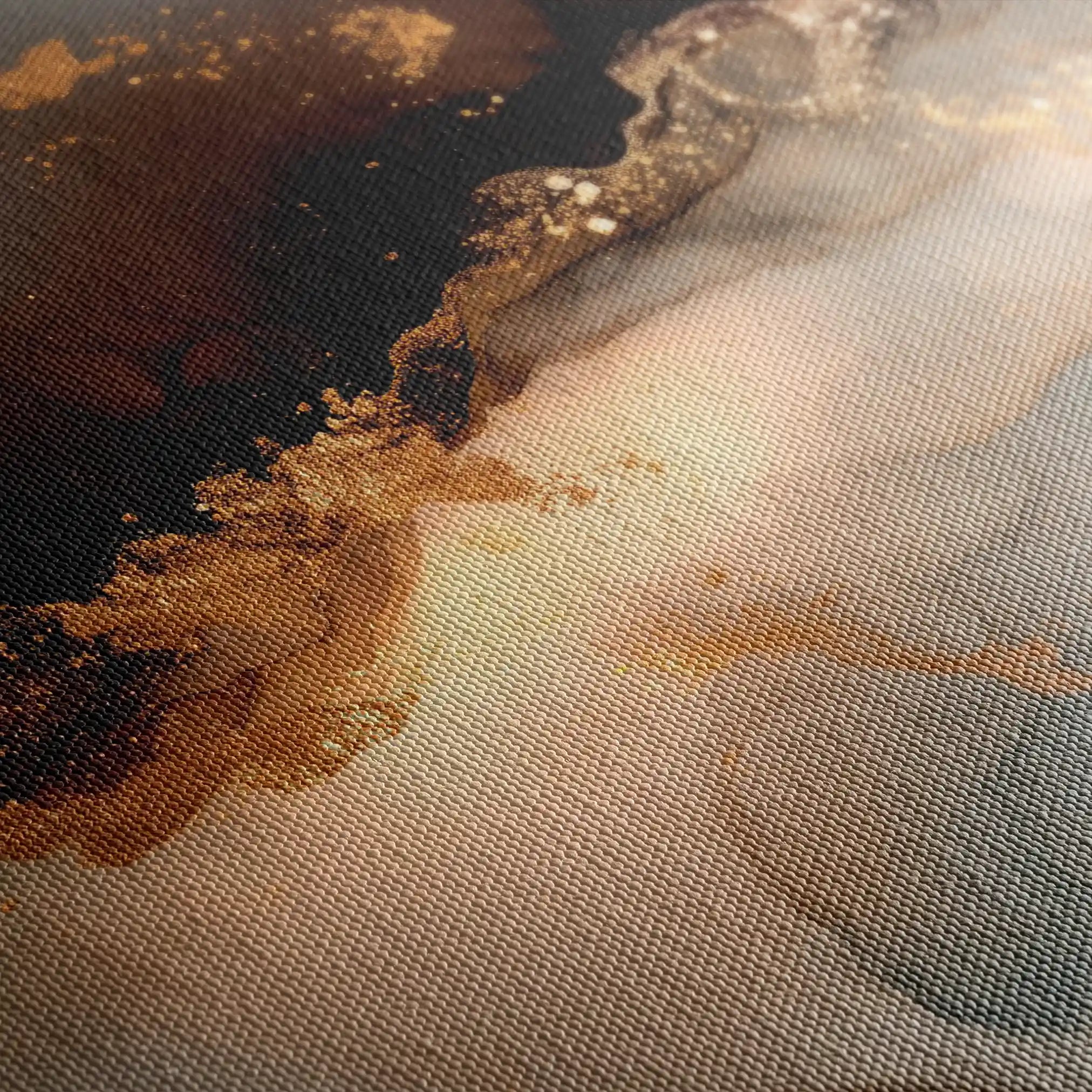 Abstract 1480 Canvas Art 60 x 40 cm / Stretched on hidden frame