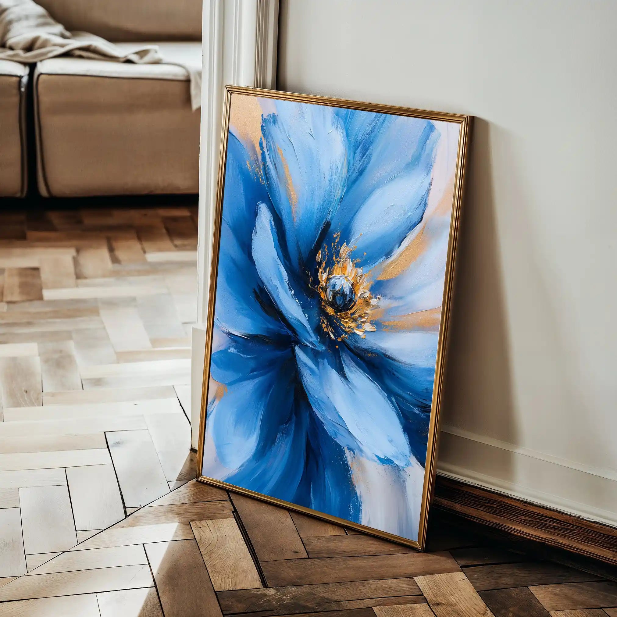 Floral Canvas Wall Art WAD1480-F 90 x 60 cm / Stretched on hidden frame