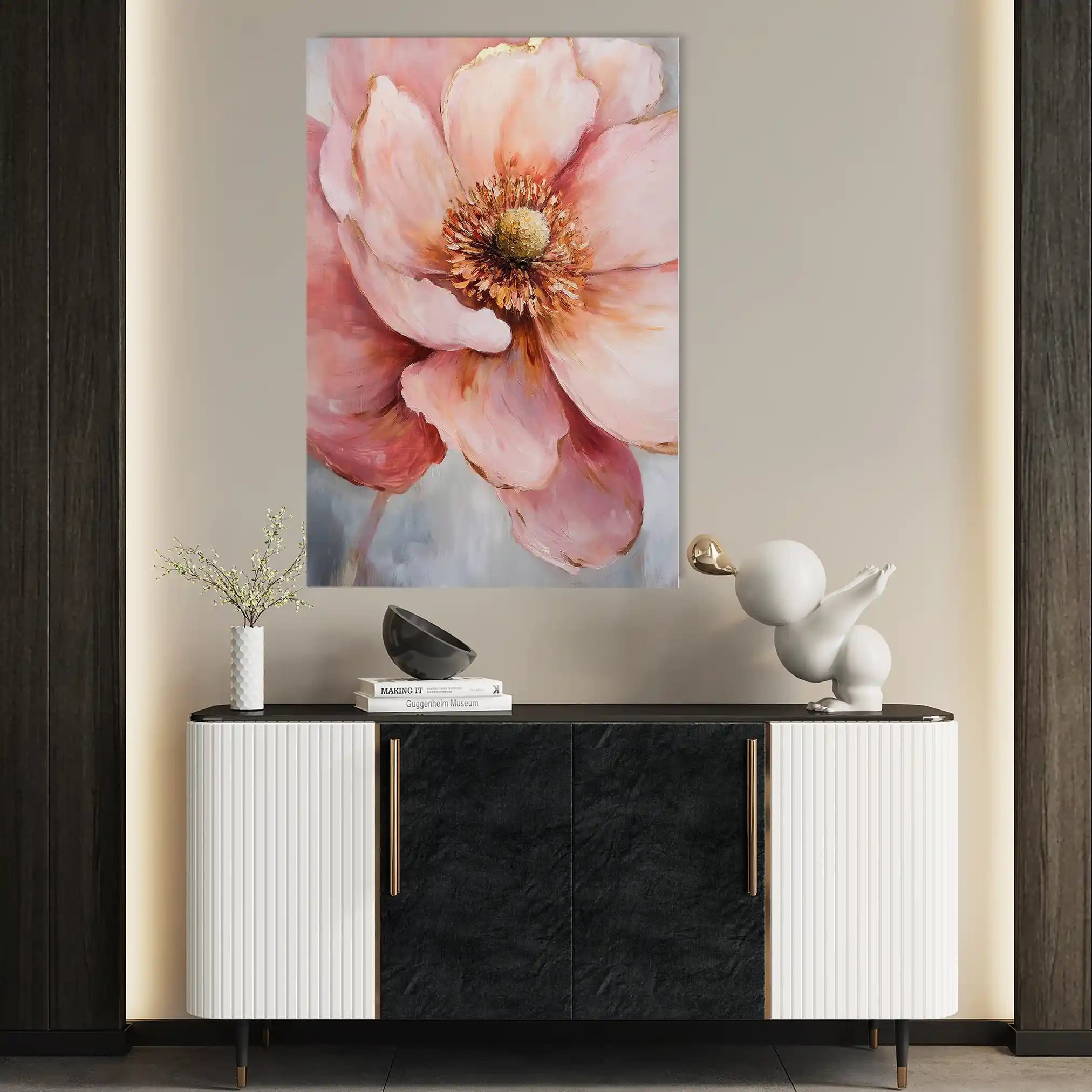Floral Canvas Wall Art WAD1481-F 90 x 60 cm / Stretched on hidden frame