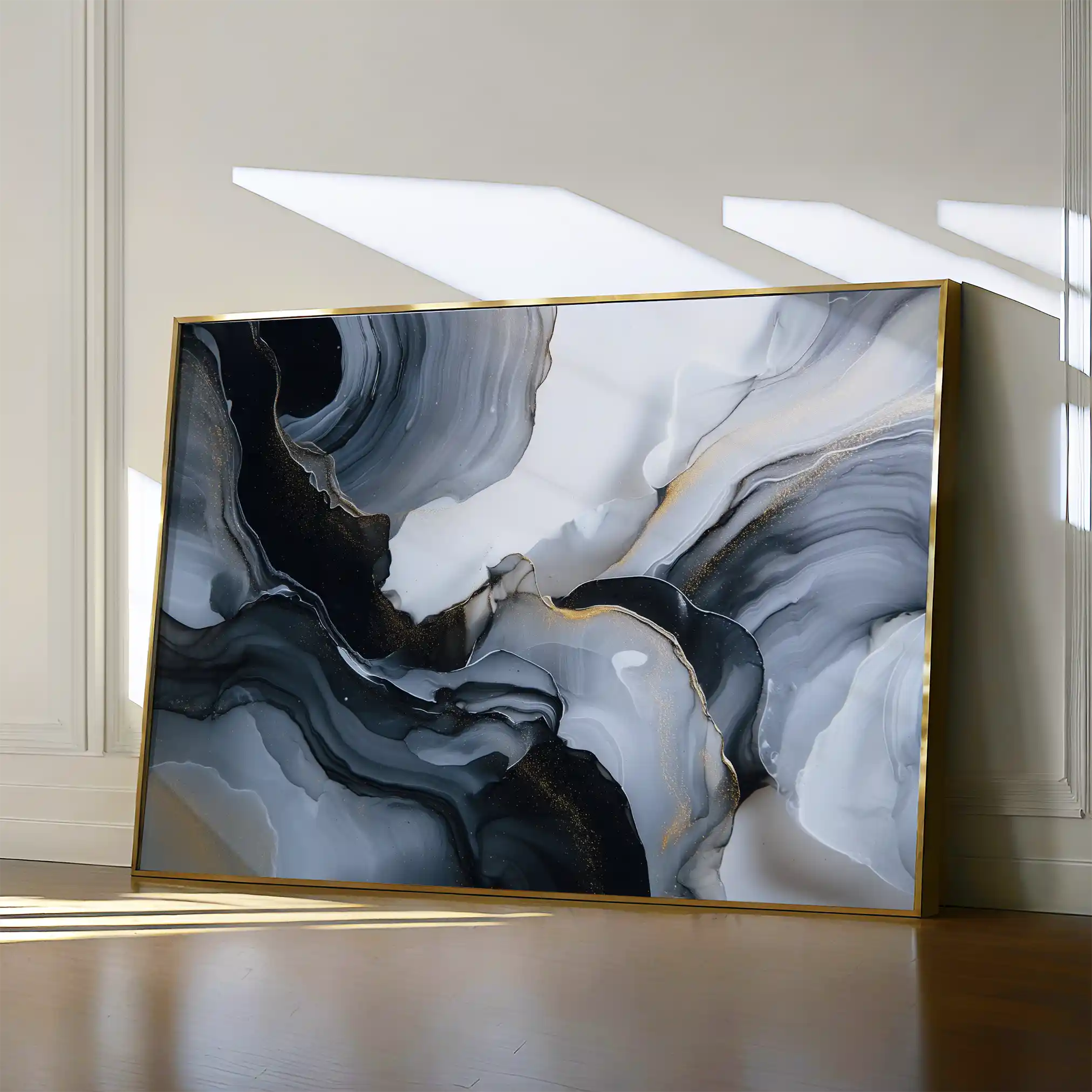 Abstract 1482 Canvas Art 60 x 40 cm / Stretched on hidden frame