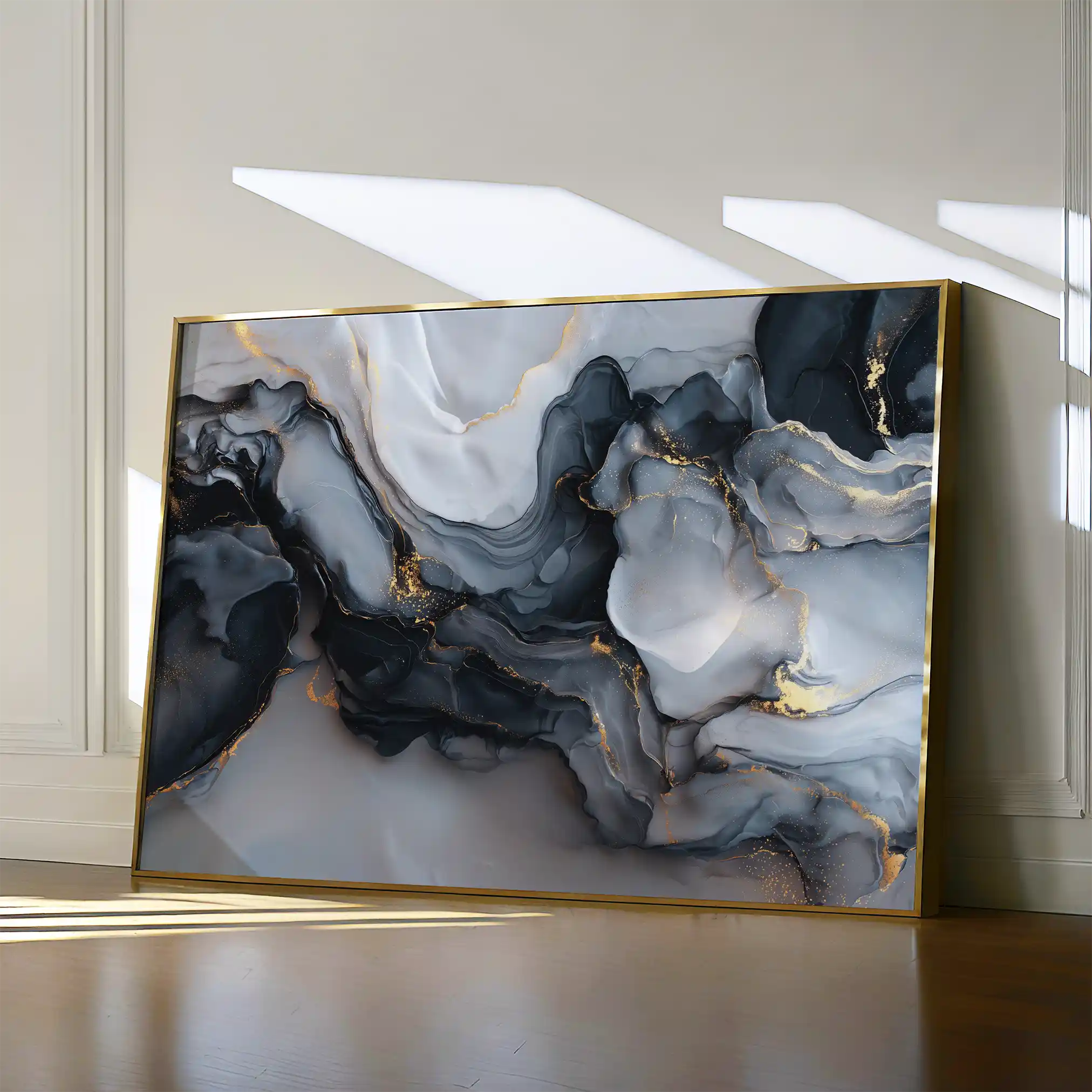 Abstract 1483 Canvas Art 60 x 40 cm / Stretched on hidden frame