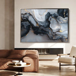 Abstract 1483 Canvas Art 60 x 40 cm / Stretched on hidden frame
