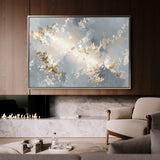 Abstract 1484 Canvas Art 60 x 40 cm / Stretched on hidden frame