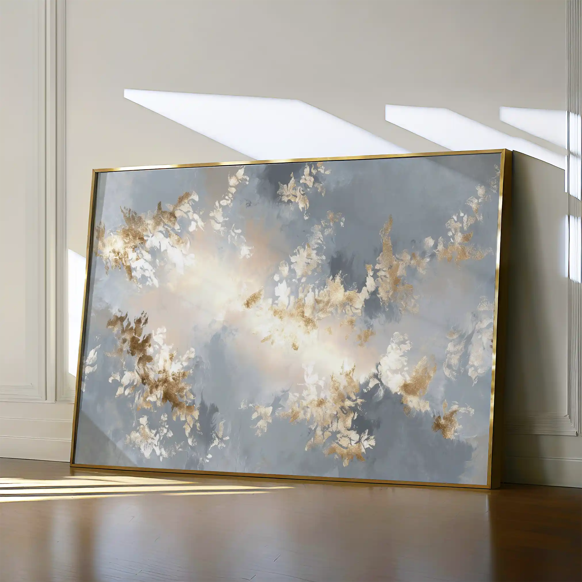 Abstract 1484 Canvas Art 60 x 40 cm / Stretched on hidden frame