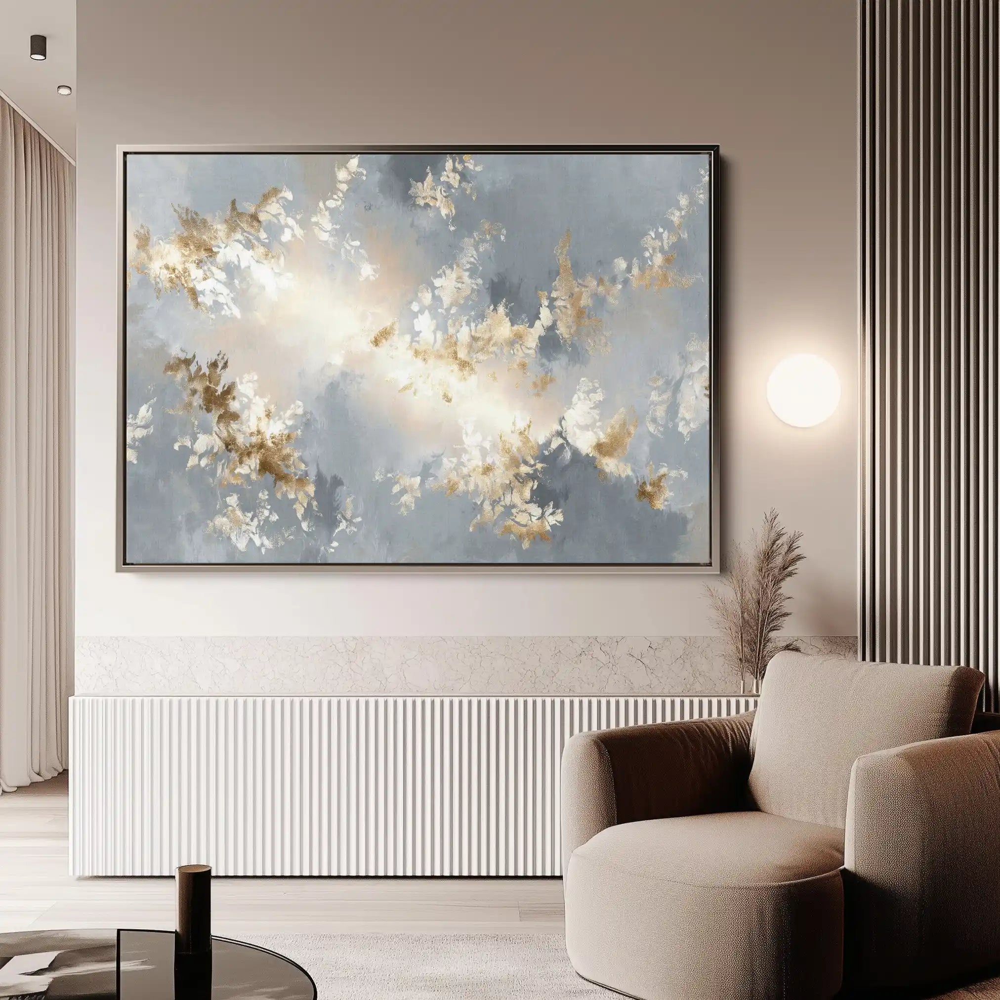 Abstract 1484 Canvas Art 60 x 40 cm / Stretched on hidden frame