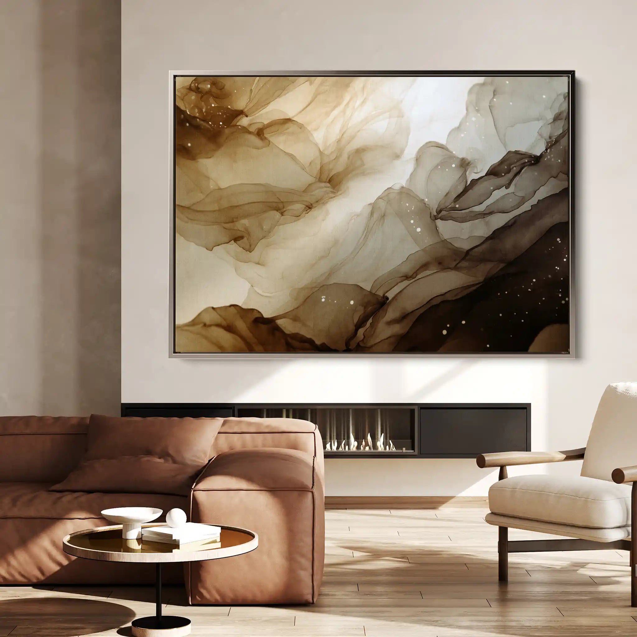 Abstract 1485 Canvas Art 60 x 40 cm / Stretched on hidden frame