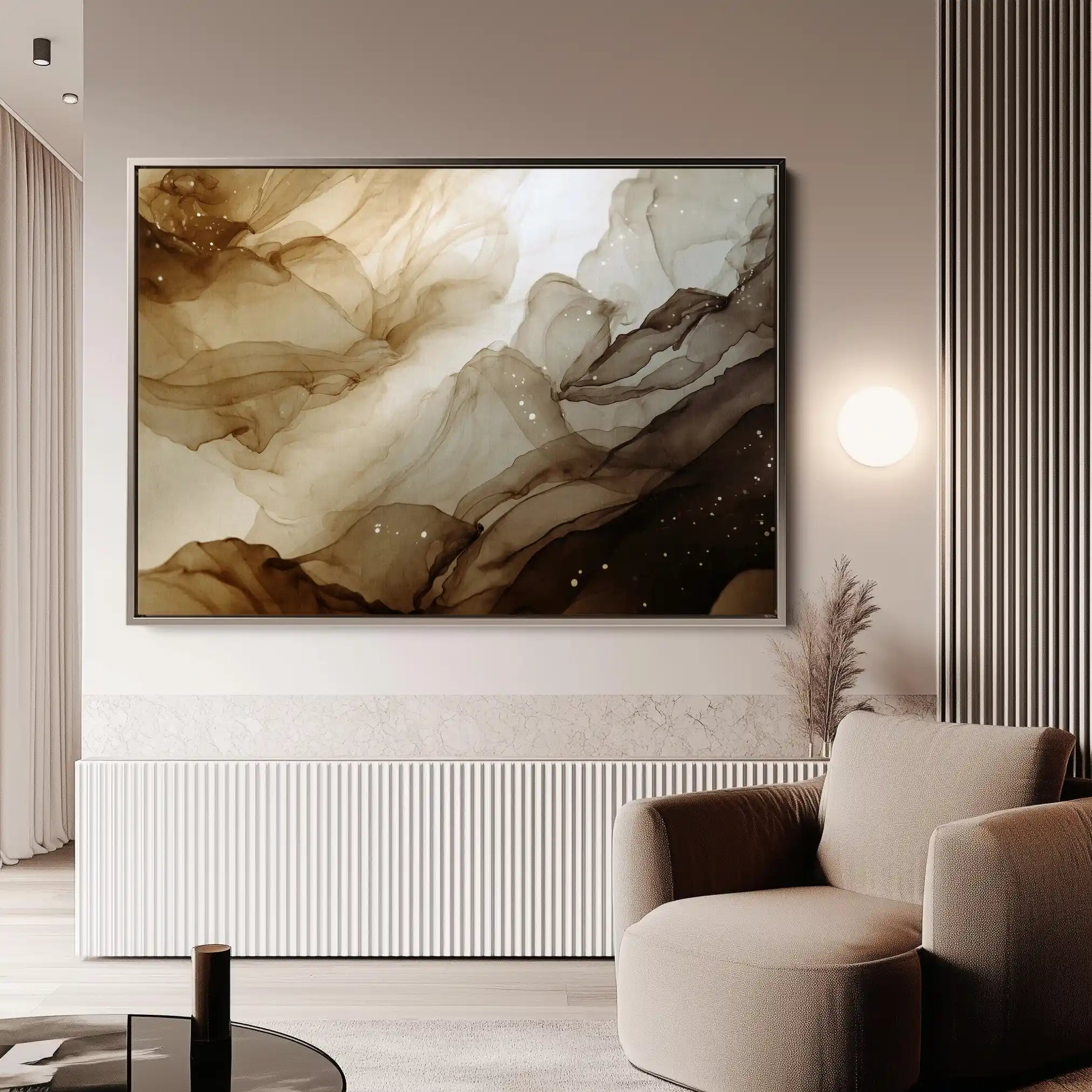 Abstract 1485 Canvas Art 60 x 40 cm / Stretched on hidden frame