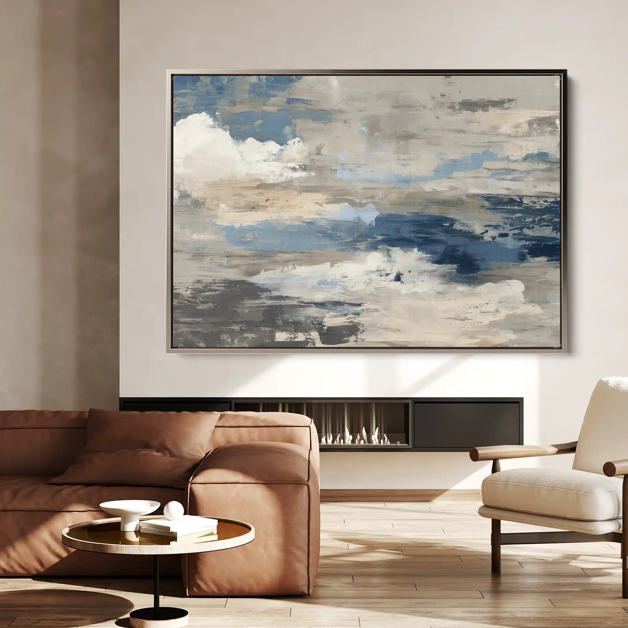 Abstract 1487 Canvas Art 60 x 40 cm / Stretched on hidden frame