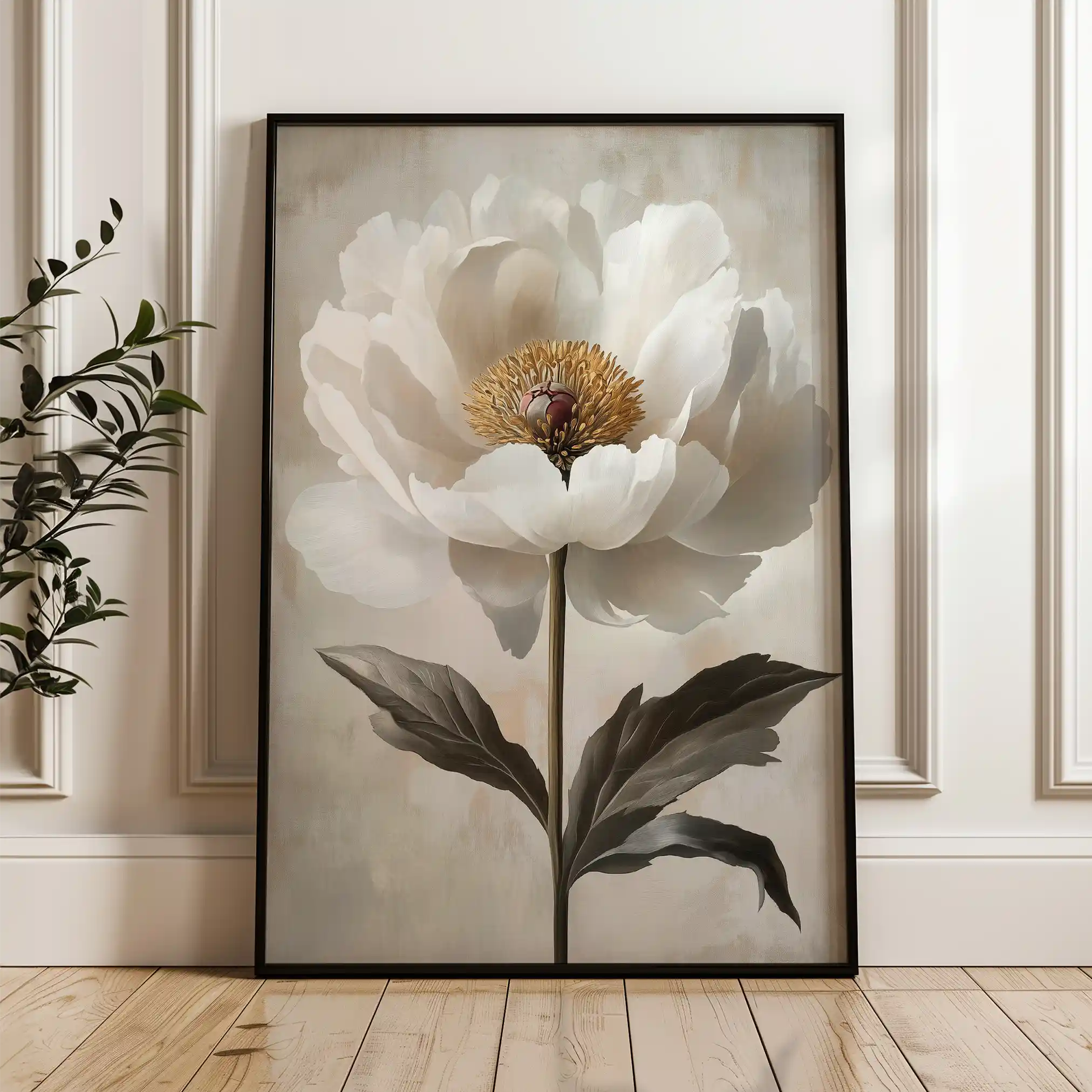 Floral Canvas Wall Art WAD1487-F 90 x 60 cm / Stretched on hidden frame