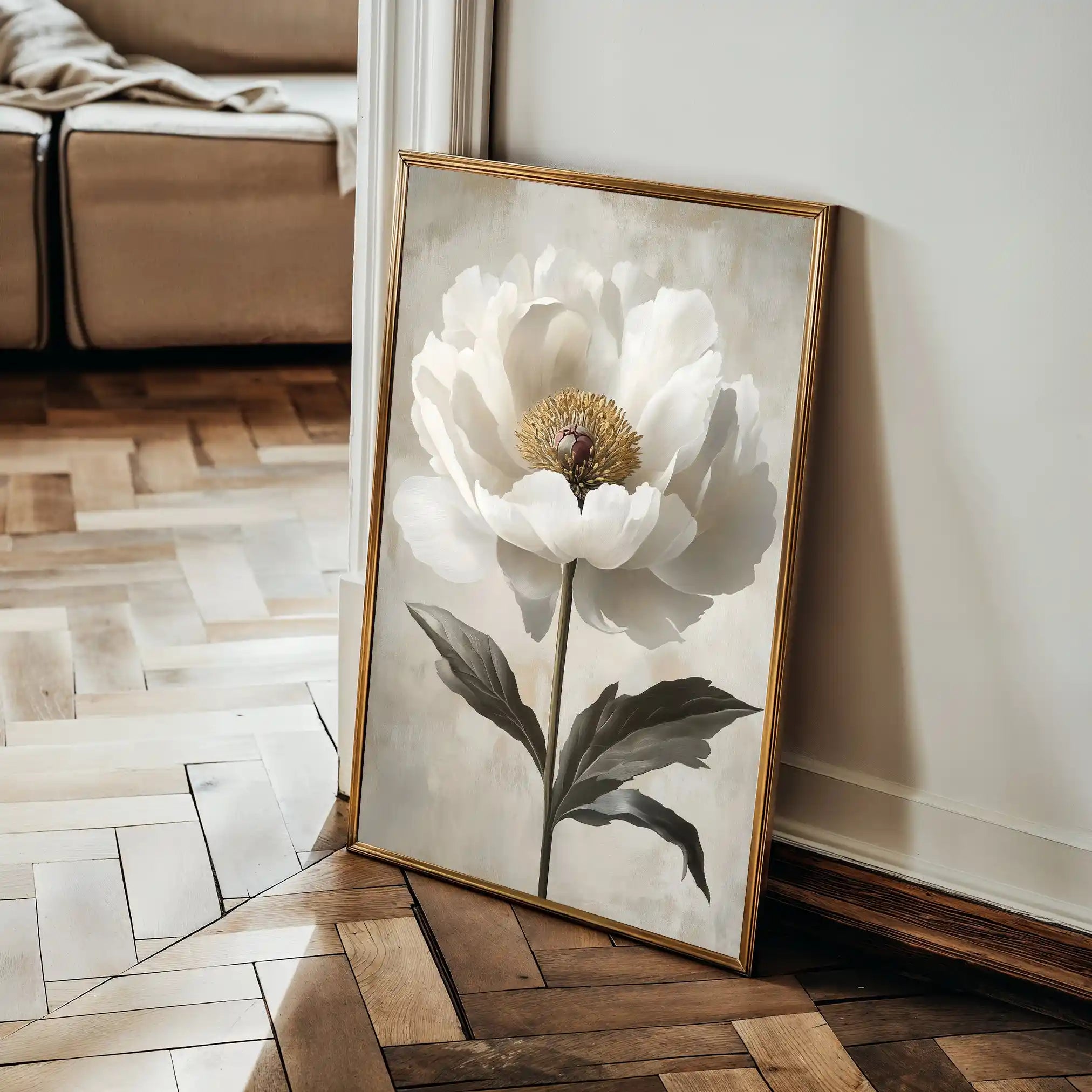 Floral Canvas Wall Art WAD1487-F 90 x 60 cm / Stretched on hidden frame