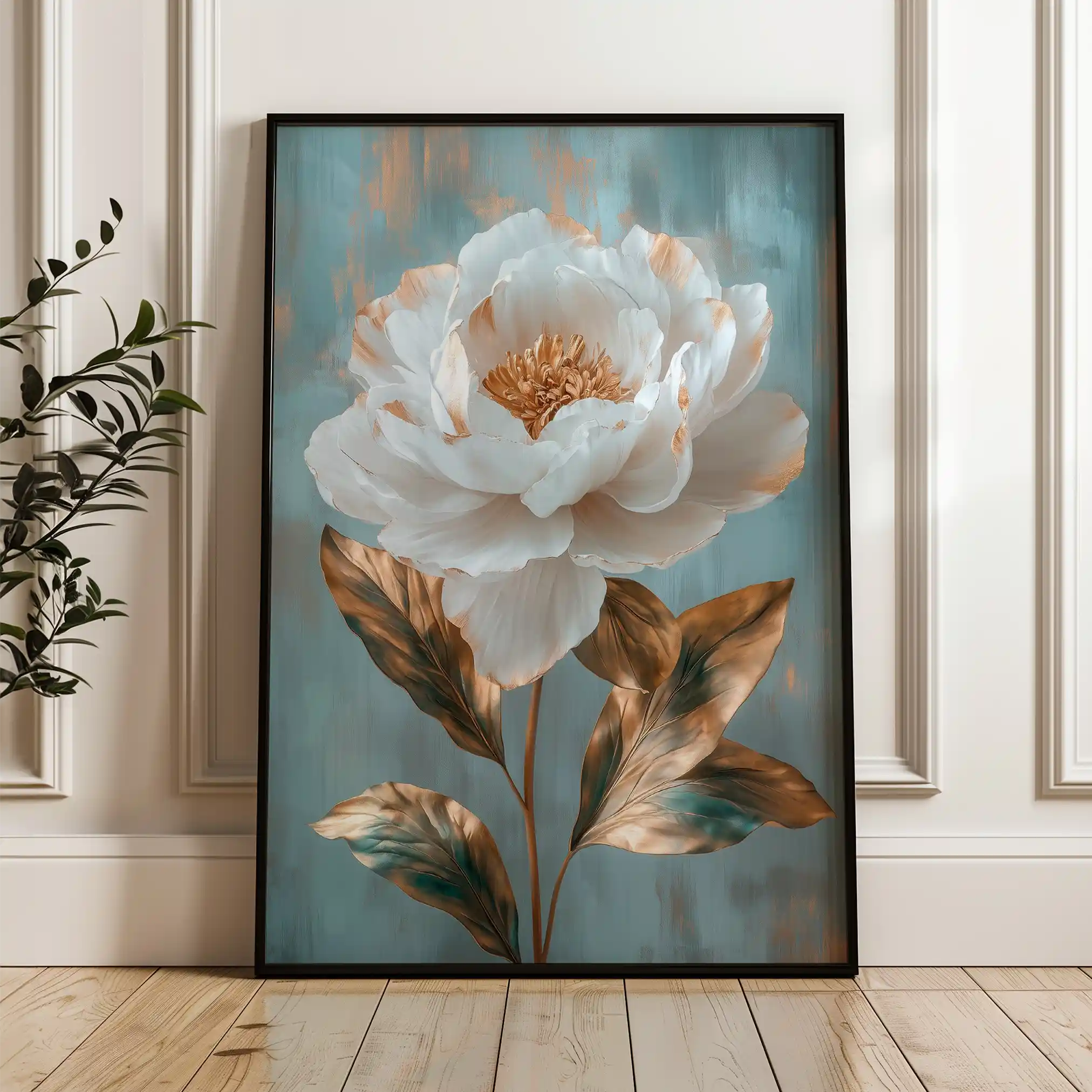 Floral Canvas Wall Art WAD1488-F 90 x 60 cm / Stretched on hidden frame