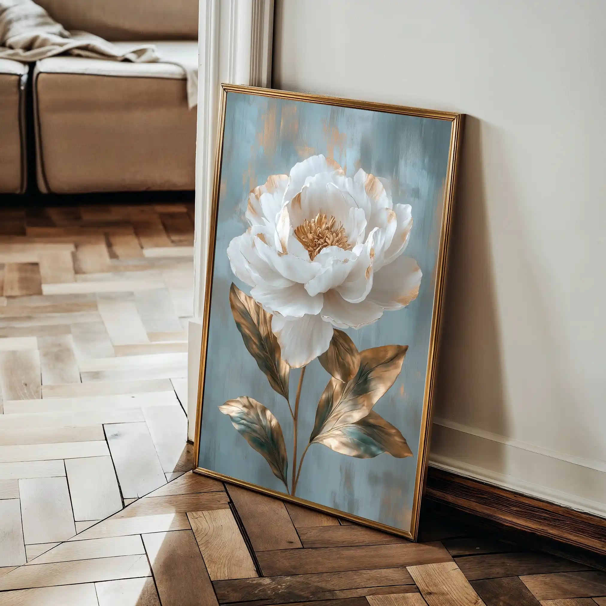 Floral Canvas Wall Art WAD1488-F 90 x 60 cm / Stretched on hidden frame