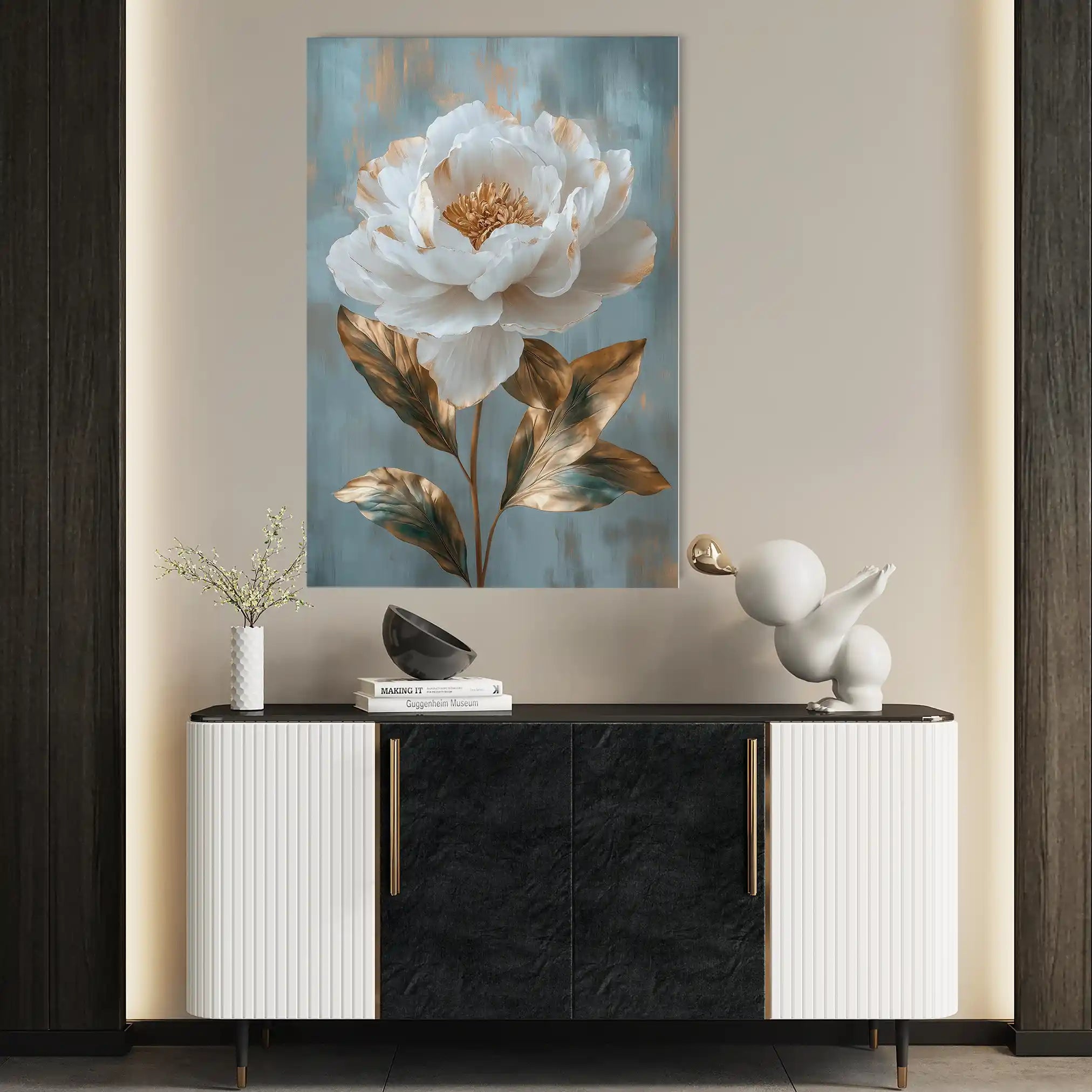 Floral Canvas Wall Art WAD1488-F 90 x 60 cm / Stretched on hidden frame