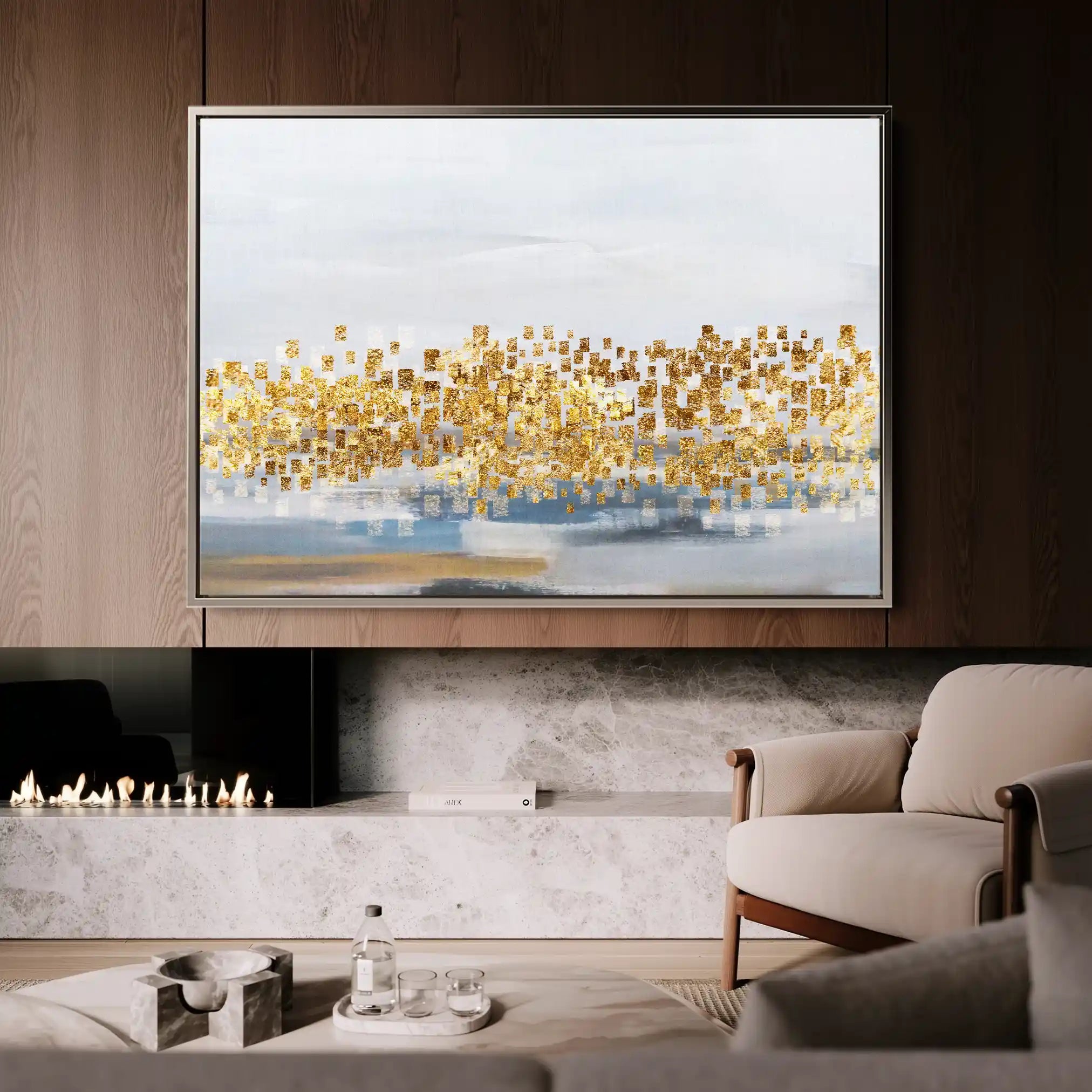 Abstract 149 Canvas Art 60 x 40 cm / Stretched on hidden frame