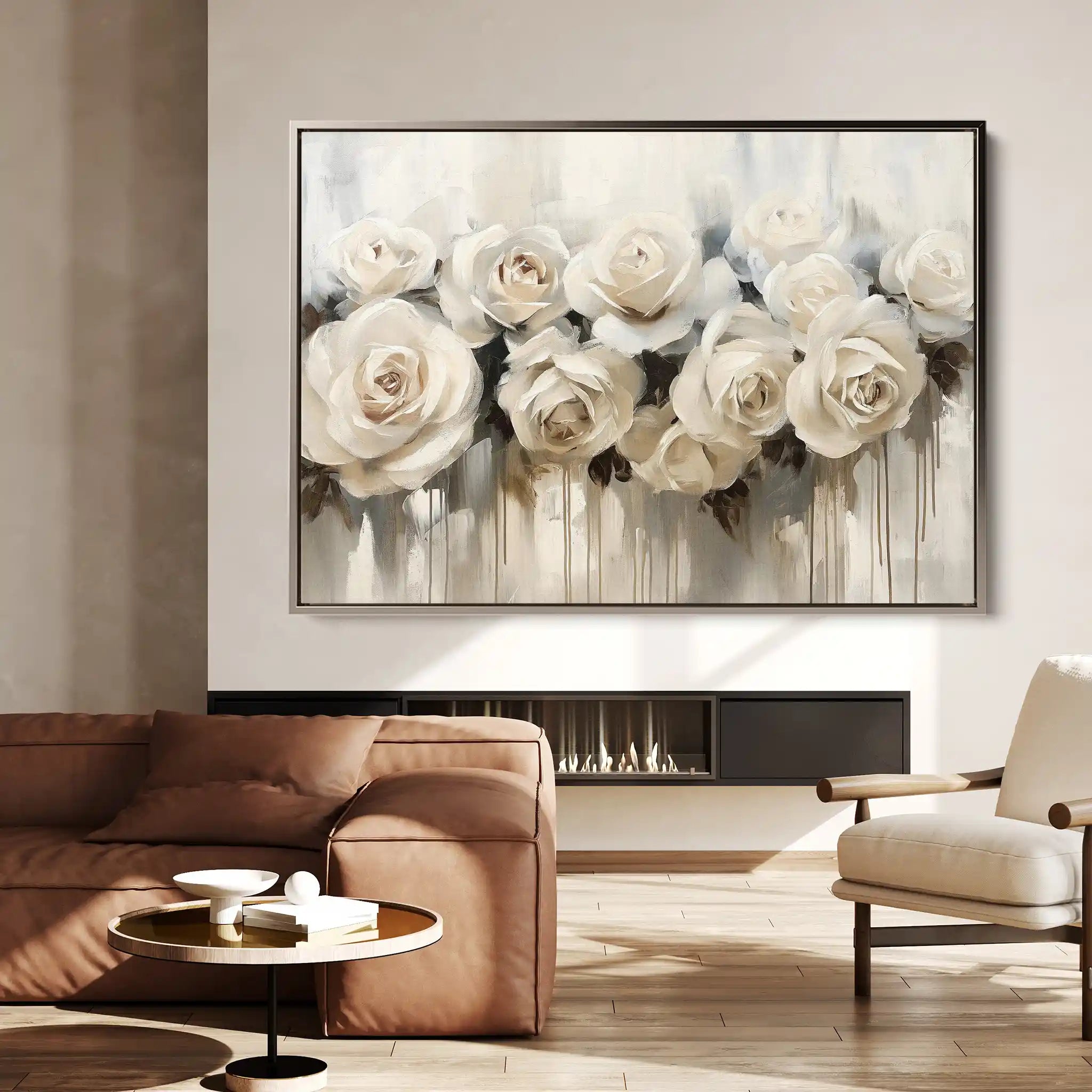 Floral Canvas Wall Art WAD149-F 90 x 60 cm / Stretched on hidden frame