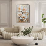 Floral Canvas Wall Art WAD1491-F 90 x 60 cm / Stretched on hidden frame