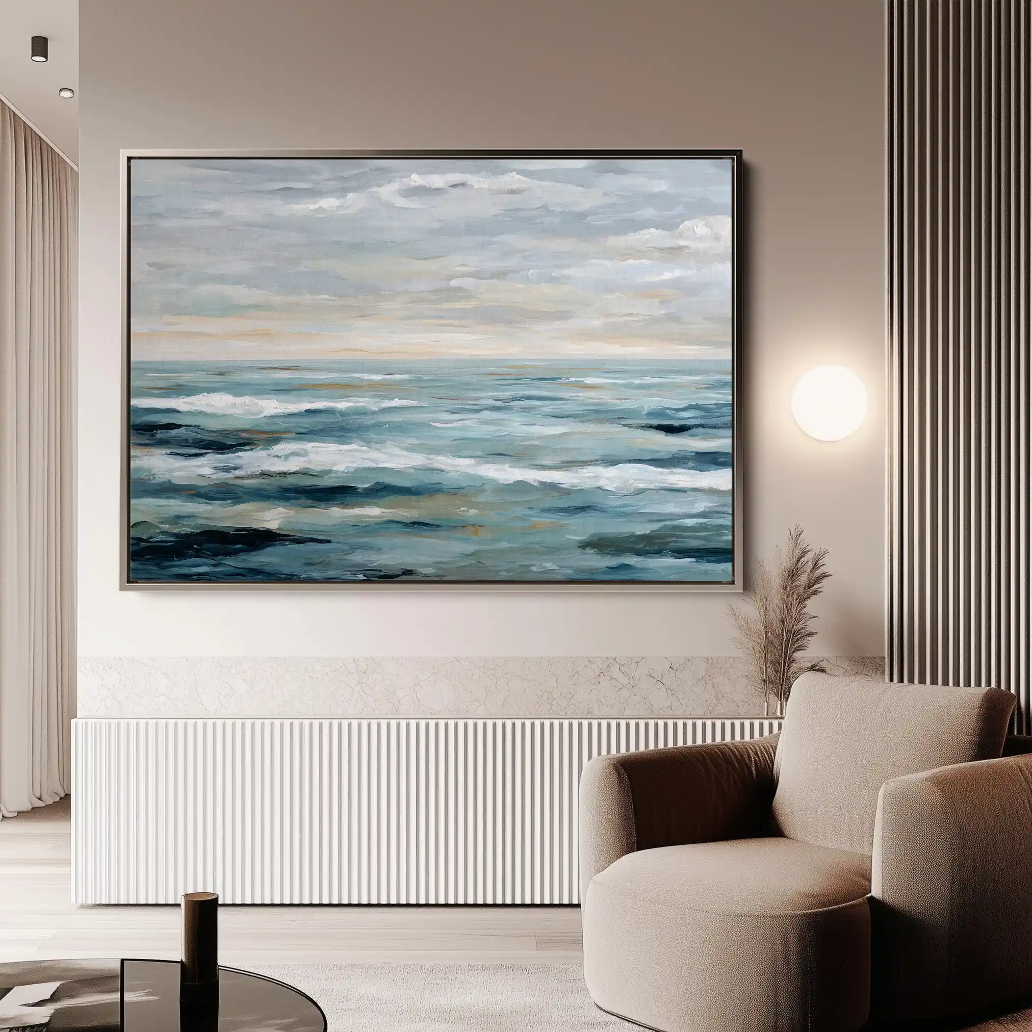 Abstract 1493 Canvas Art 60 x 40 cm / Stretched on hidden frame