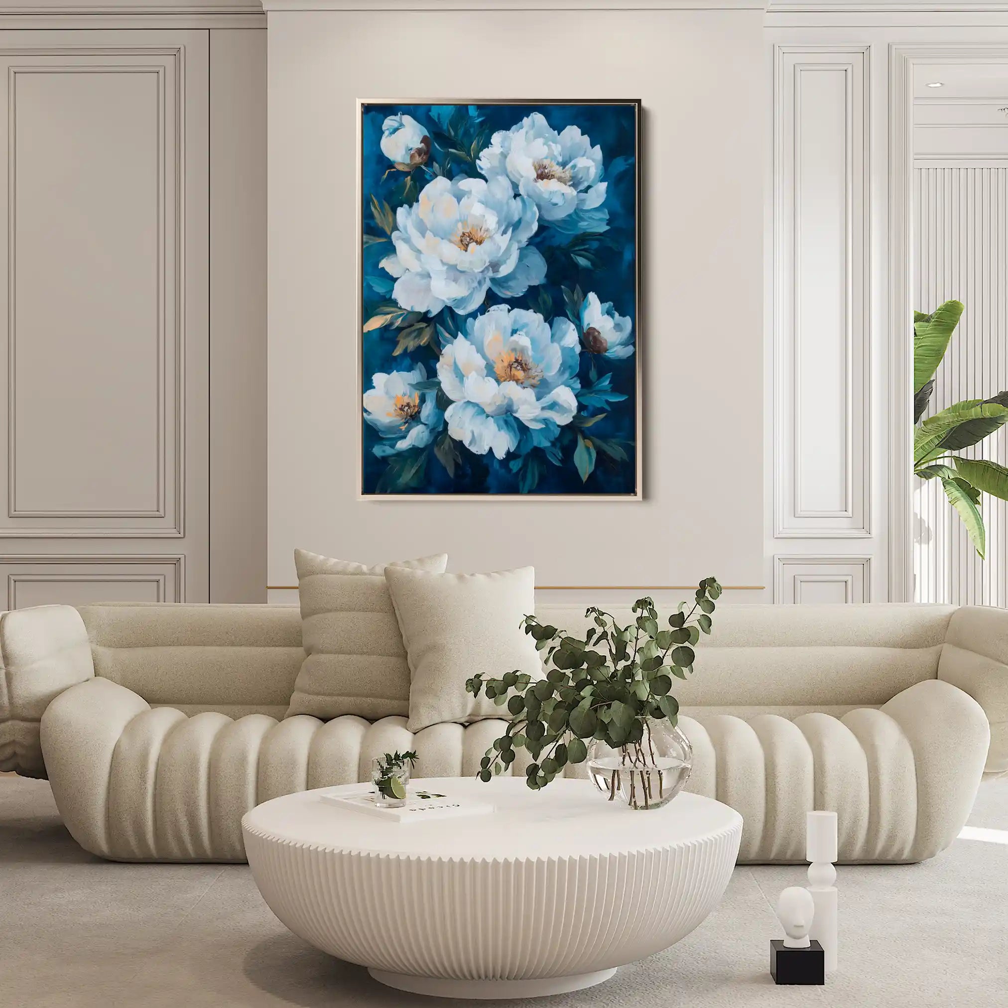 Floral Canvas Wall Art WAD1494-F 90 x 60 cm / Stretched on hidden frame