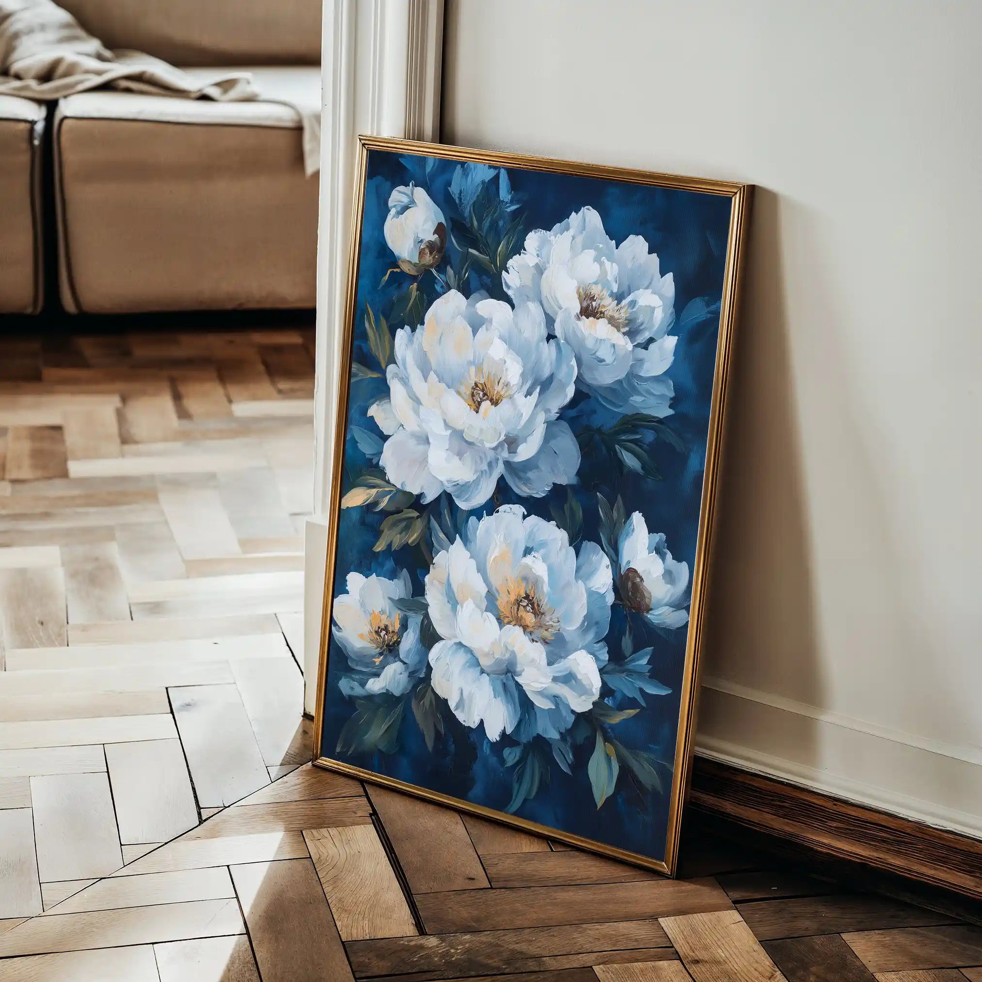 Floral Canvas Wall Art WAD1494-F 90 x 60 cm / Stretched on hidden frame