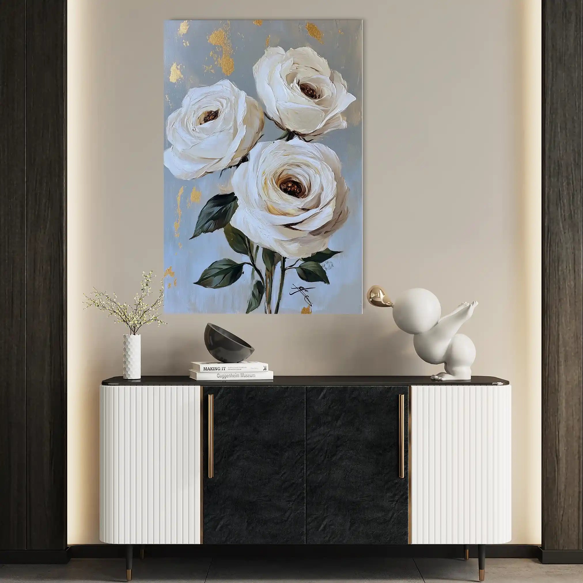 Floral Canvas Wall Art WAD1495-F 90 x 60 cm / Stretched on hidden frame
