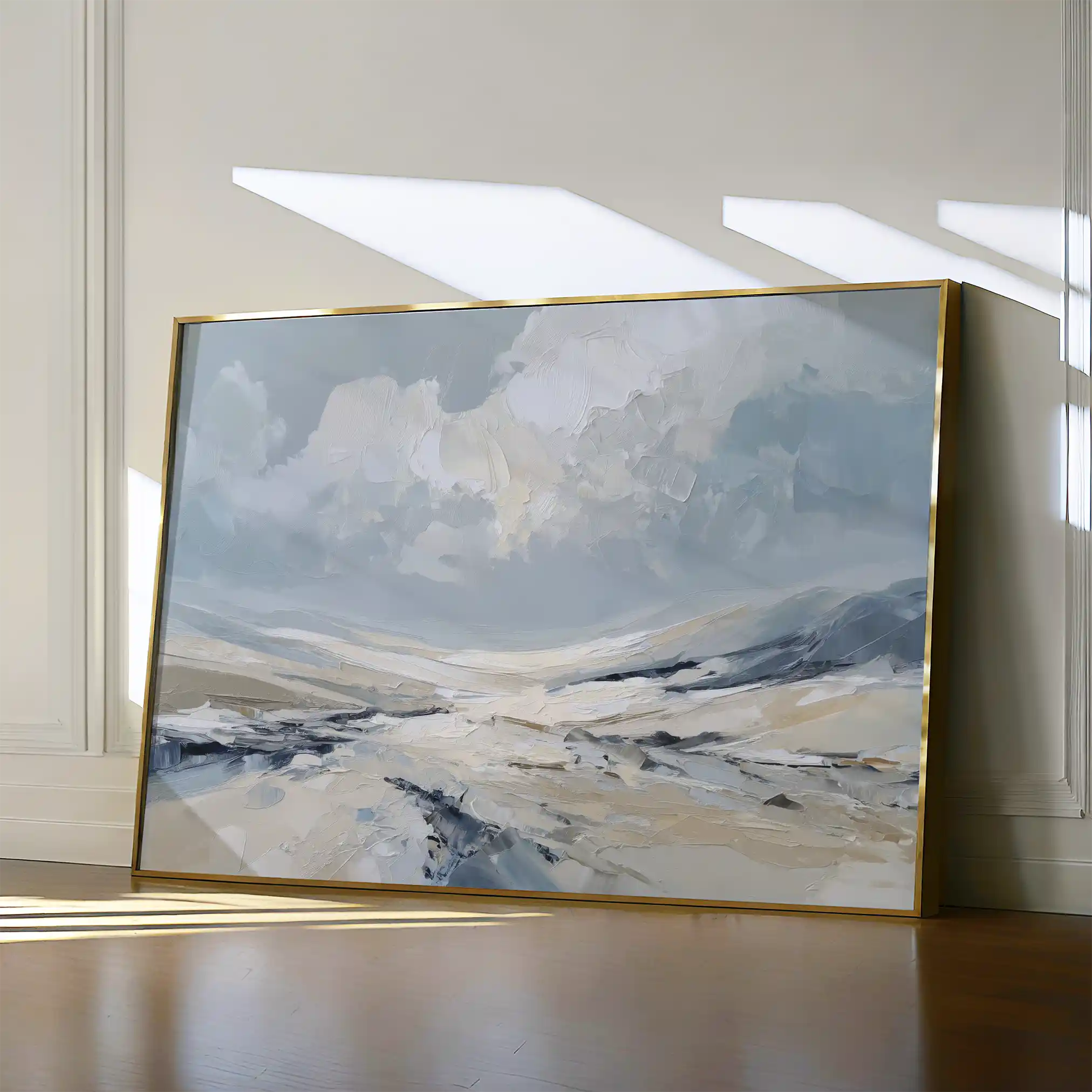 Abstract 1498 Canvas Art 60 x 40 cm / Stretched on hidden frame