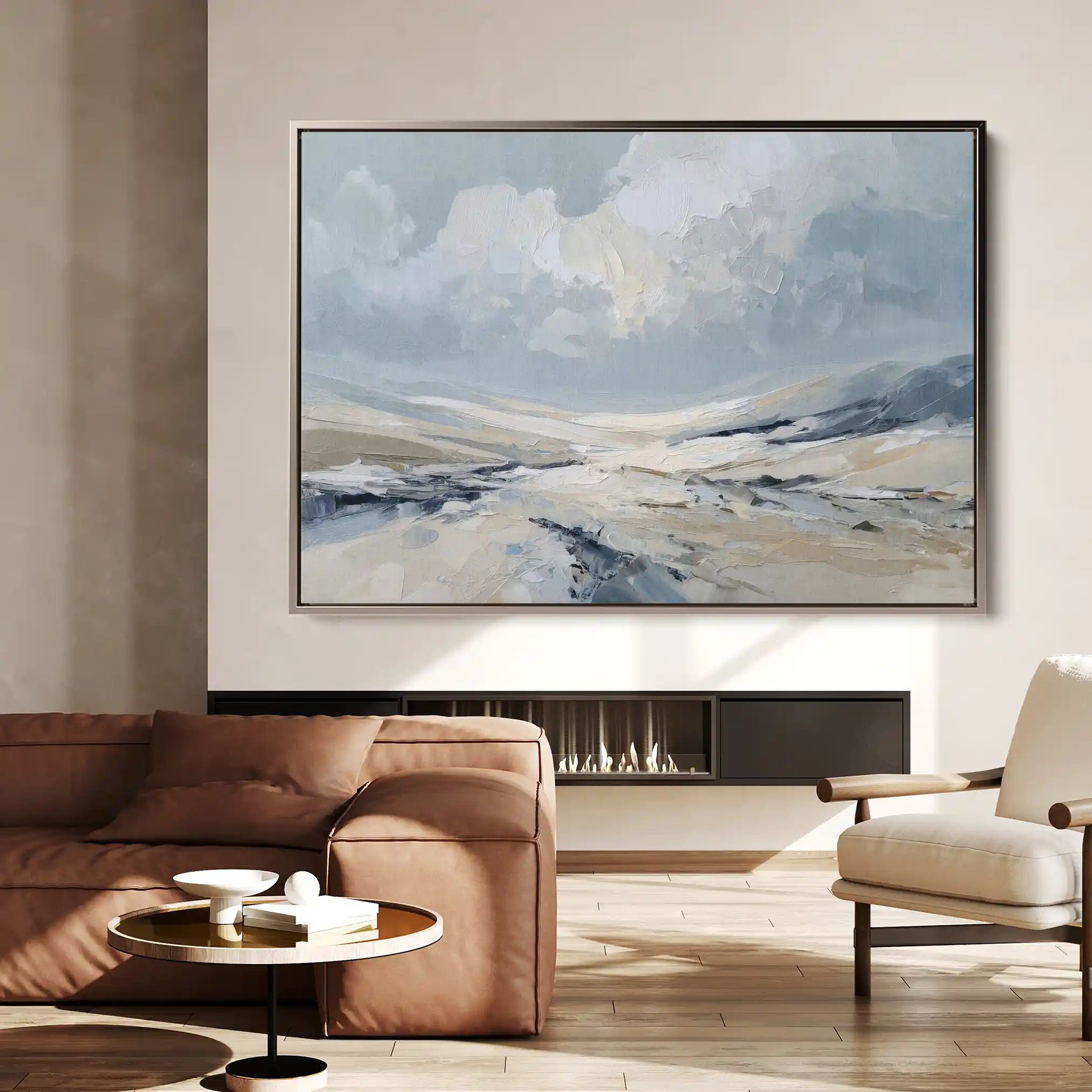 Abstract 1498 Canvas Art 60 x 40 cm / Stretched on hidden frame
