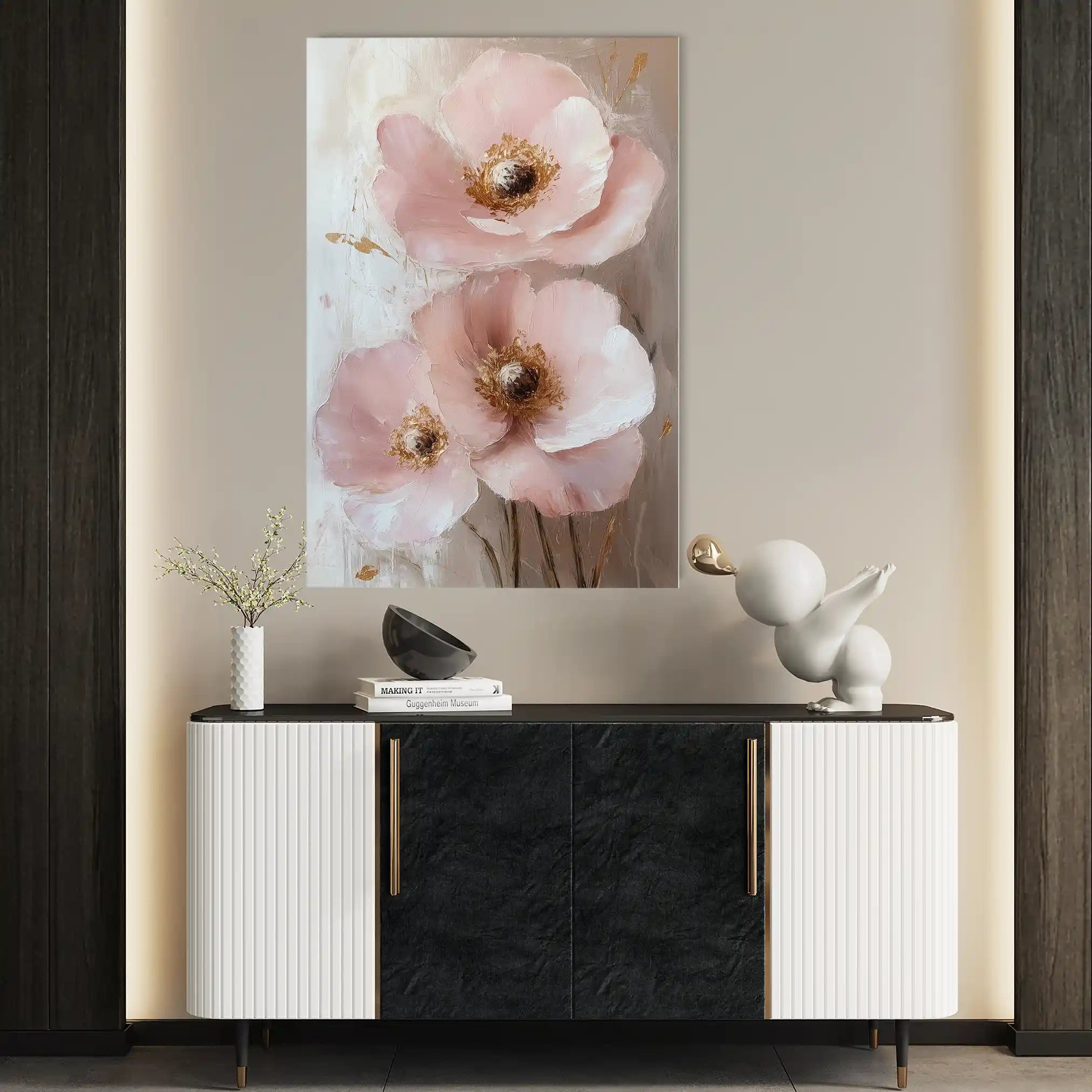 Floral Canvas Wall Art WAD1499-F 90 x 60 cm / Stretched on hidden frame