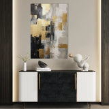 Abstract 150 Canvas Art 60 x 40 cm / Stretched on hidden frame