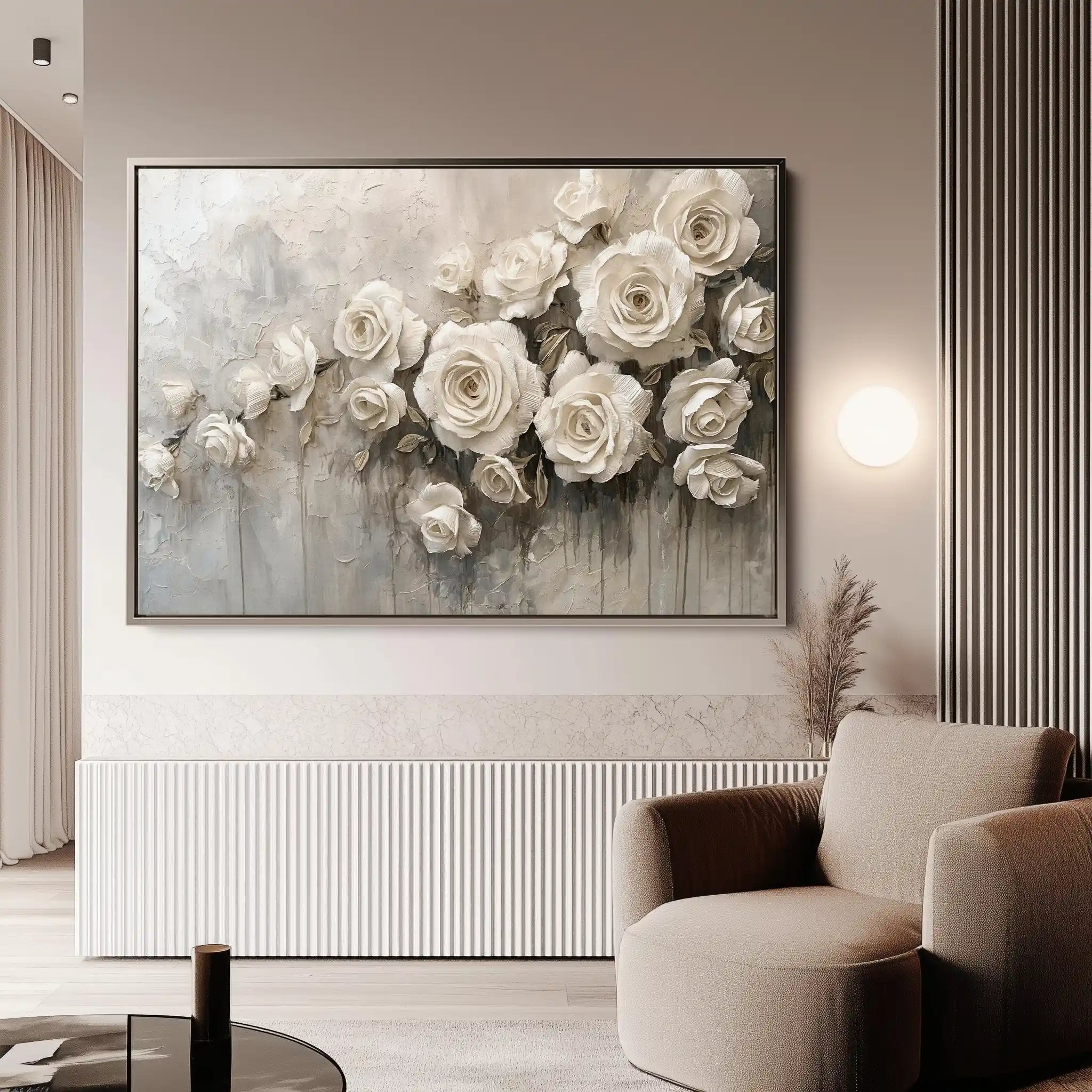Floral Canvas Wall Art WAD150-F 90 x 60 cm / Stretched on hidden frame